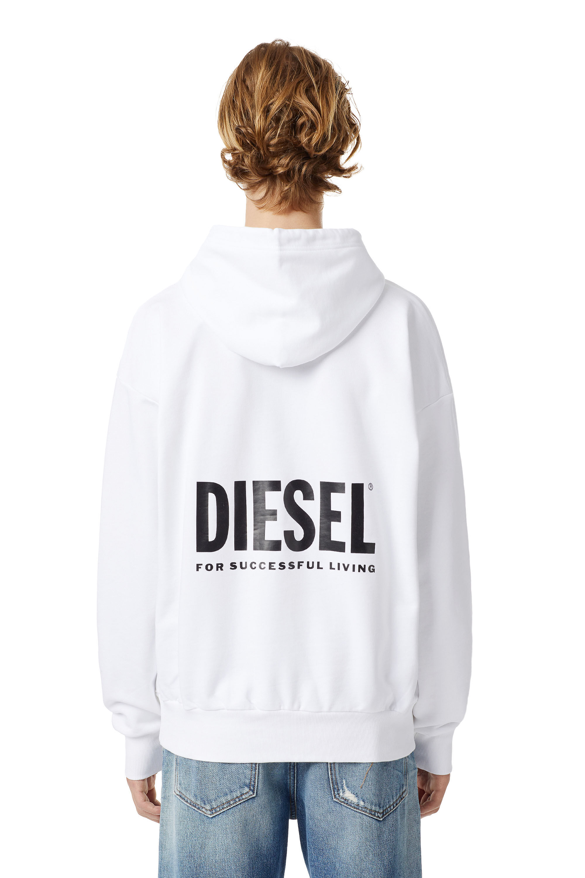 Diesel - LR-S-GIRK-HOOD-VIC, Male's Diesel x L.R. Vicenza hoodie in White - 4