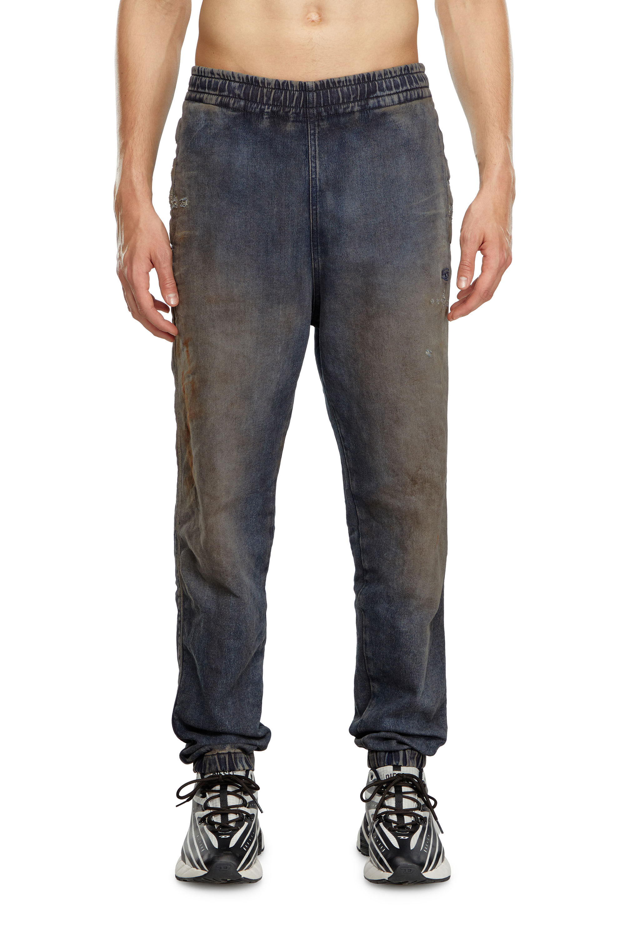 Diesel - Male Tapered D-Lab Track Denim 068LV, Dark Blue - Image 3