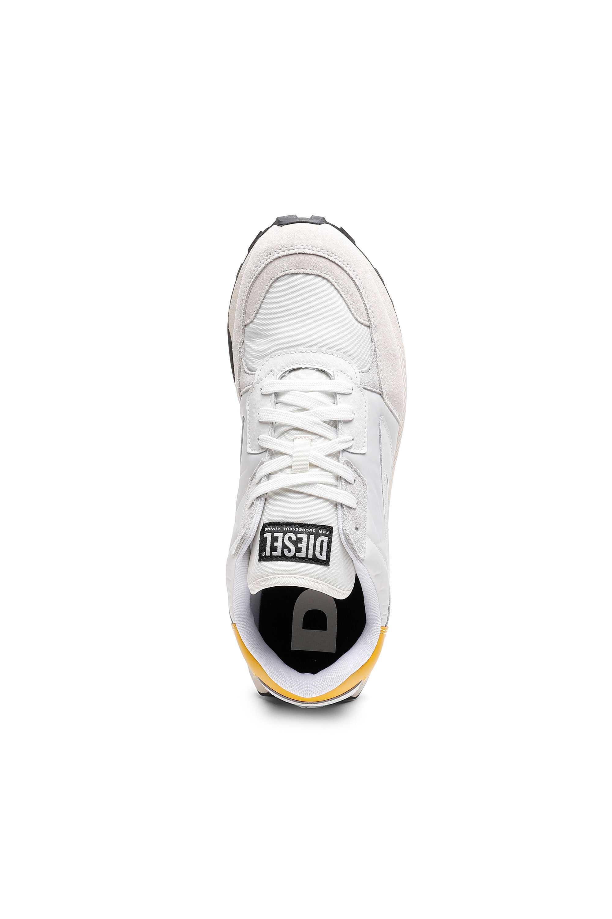 Diesel - S-TYCHE LL, Male's S-Tyche LL - Running sneakers with D logo in White/Yellow - 5