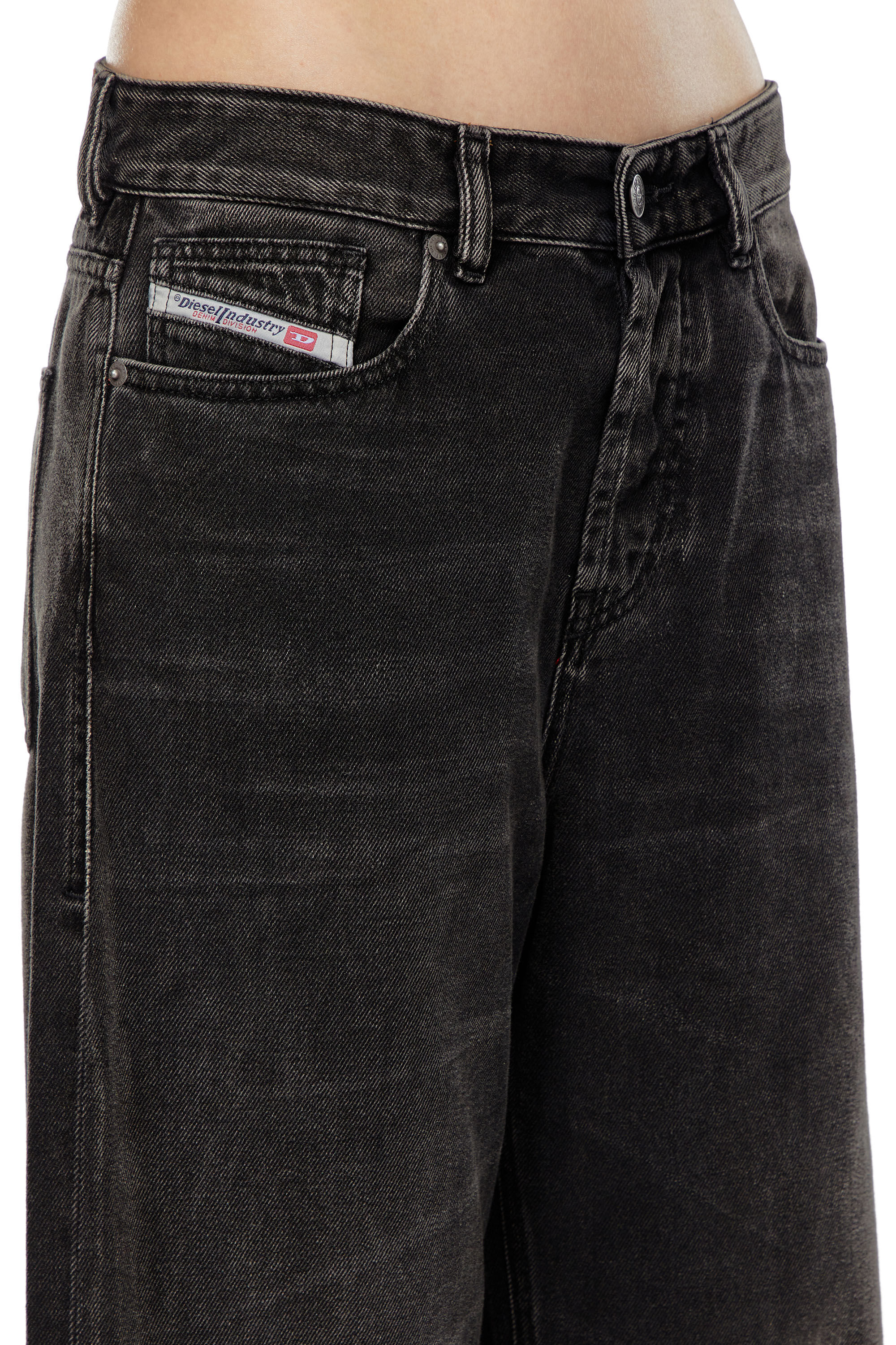 Diesel - Female's Relaxed Jeans 1996 D-Sire 09J96, Black/Dark Grey - 5