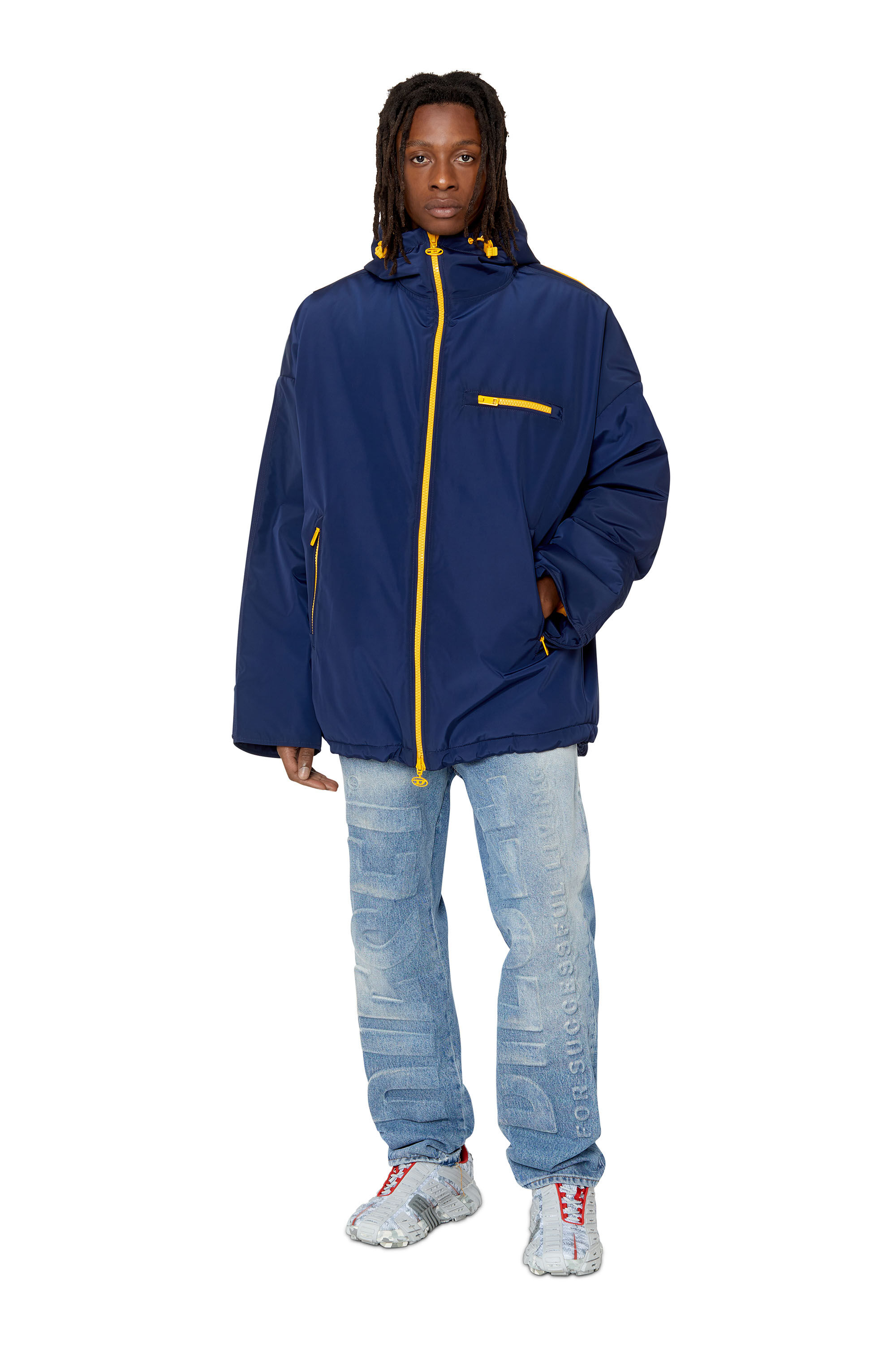 Prada padded top technical fabric jacket