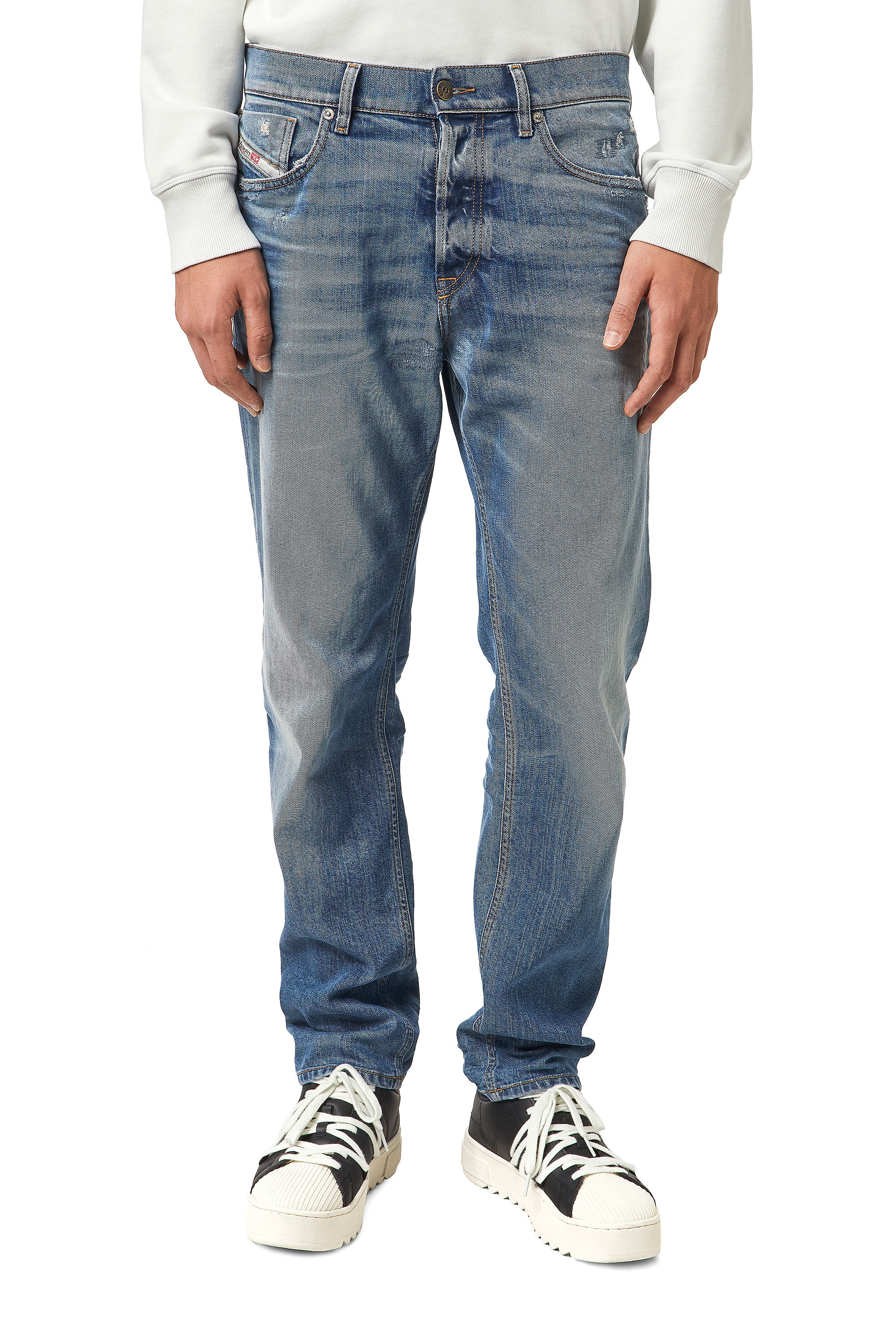 Diesel - 2005 D-FINING 09A97 Tapered Jeans, Bleu Clair - Image 3