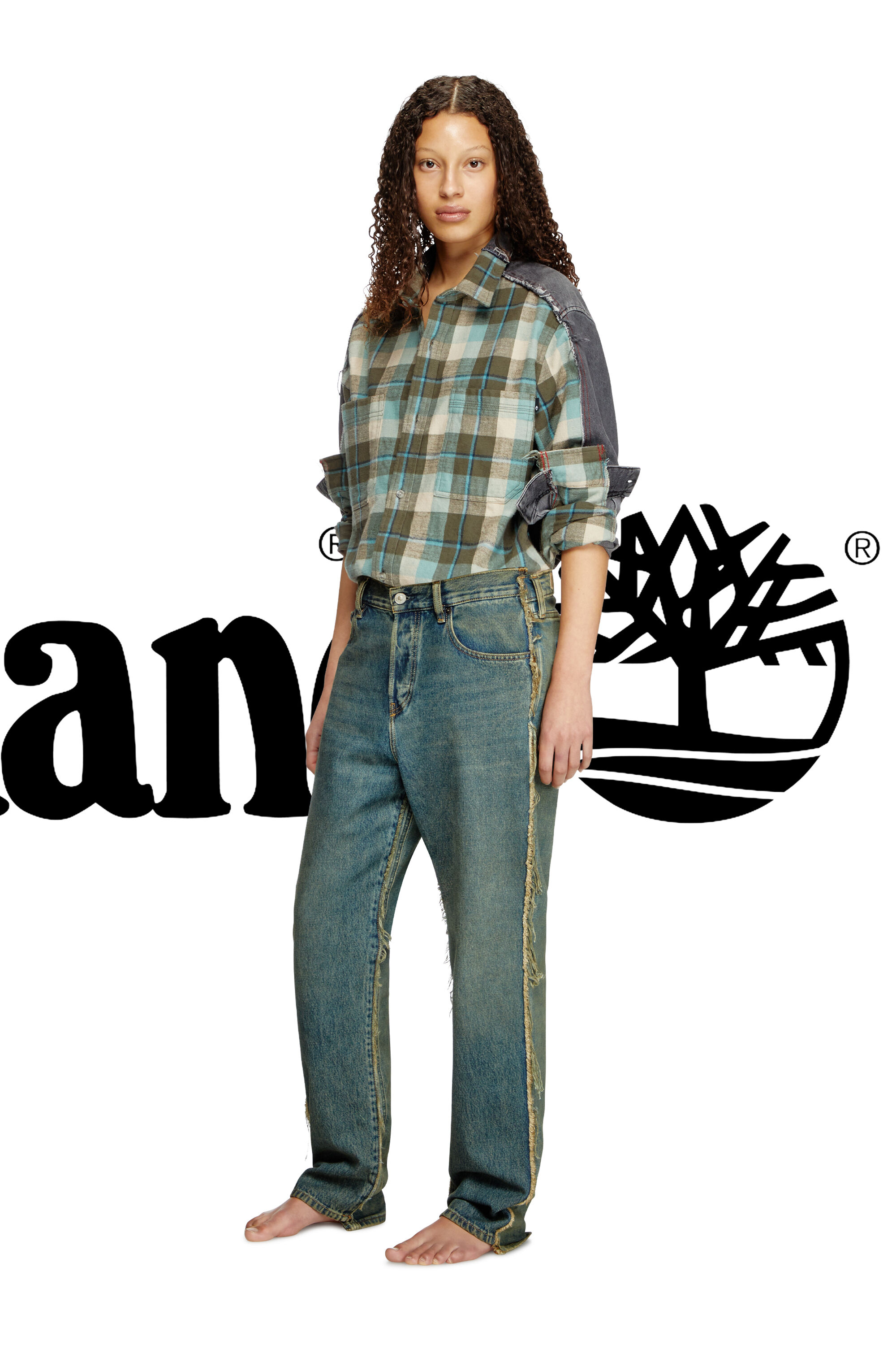 Diesel - Shirt Dieseloves 2B, Chemise à carreaux en denim Mixte in Polychrome - 7