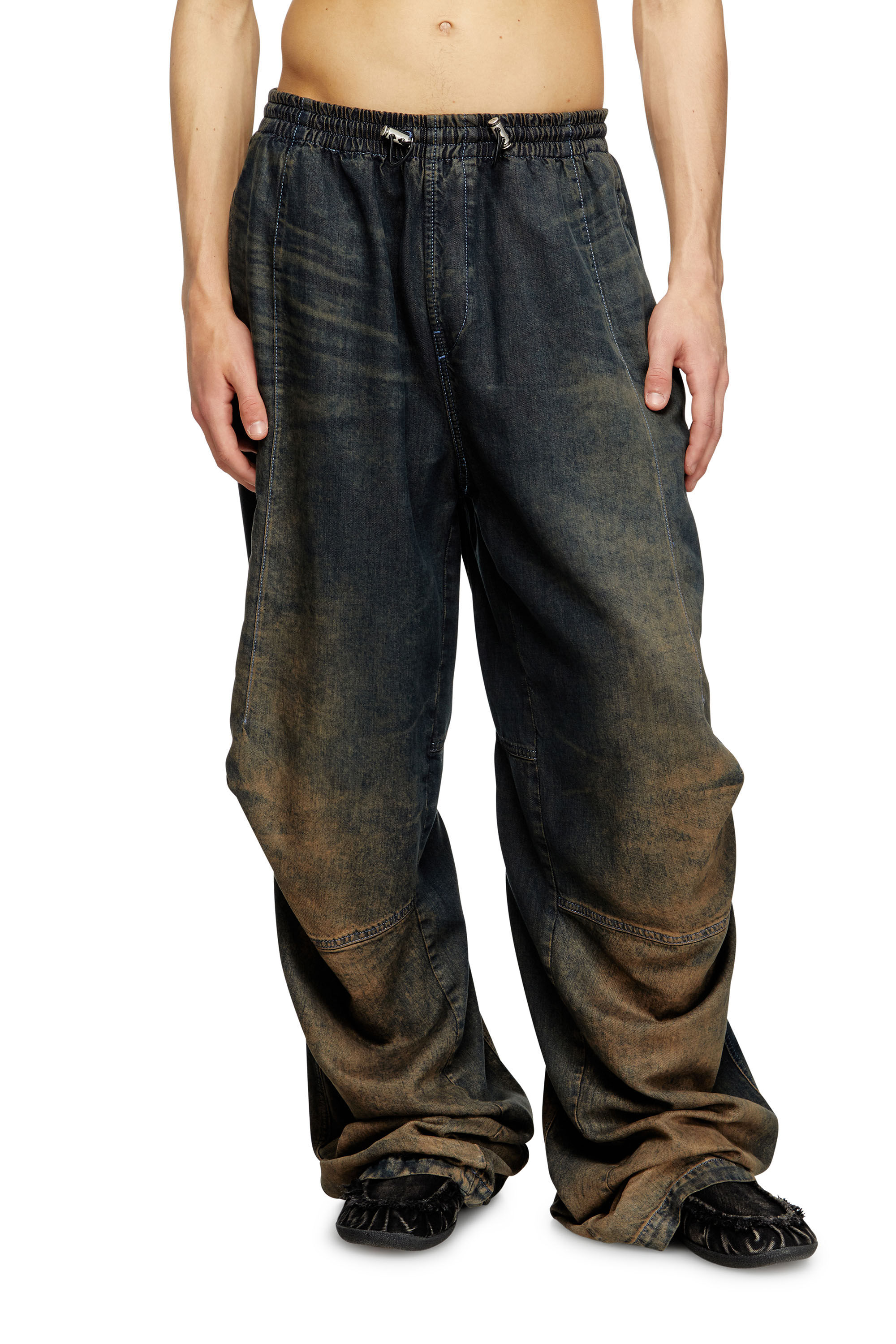 Diesel - Male's Relaxed Jeans D-Pari 068TF, Dark Blue - 3