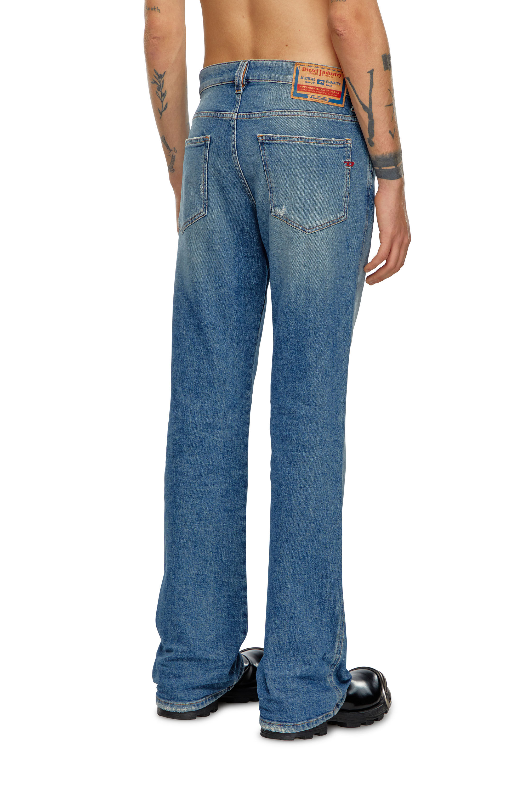 Diesel - Male Bootcut Jeans 1998 D-Buck 0GRDG, Light Blue - Image 4