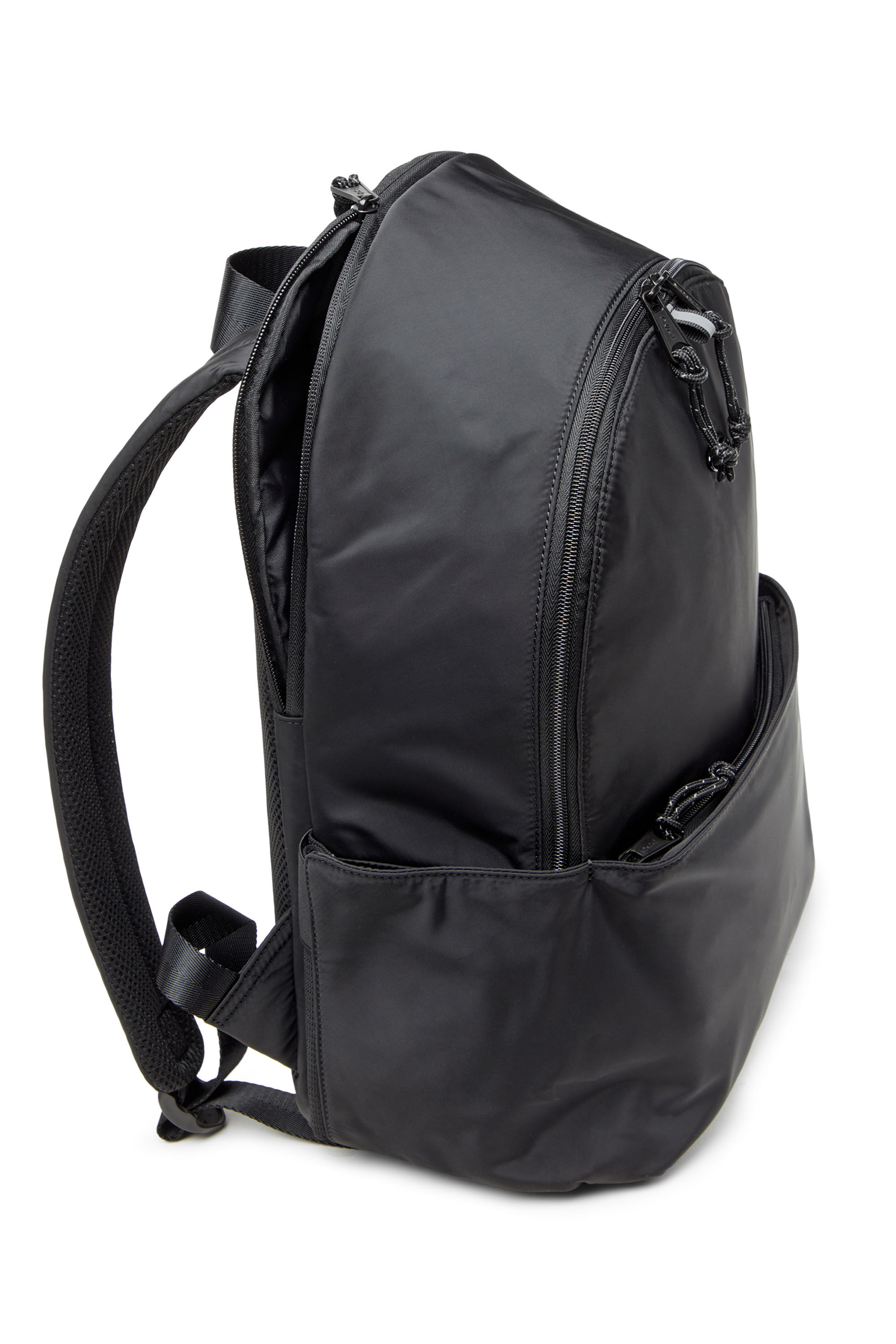 Diesel - D-PACK BACKPACK X, Male's D-Pack-Backpack in satin-touch fabric in Black - 5
