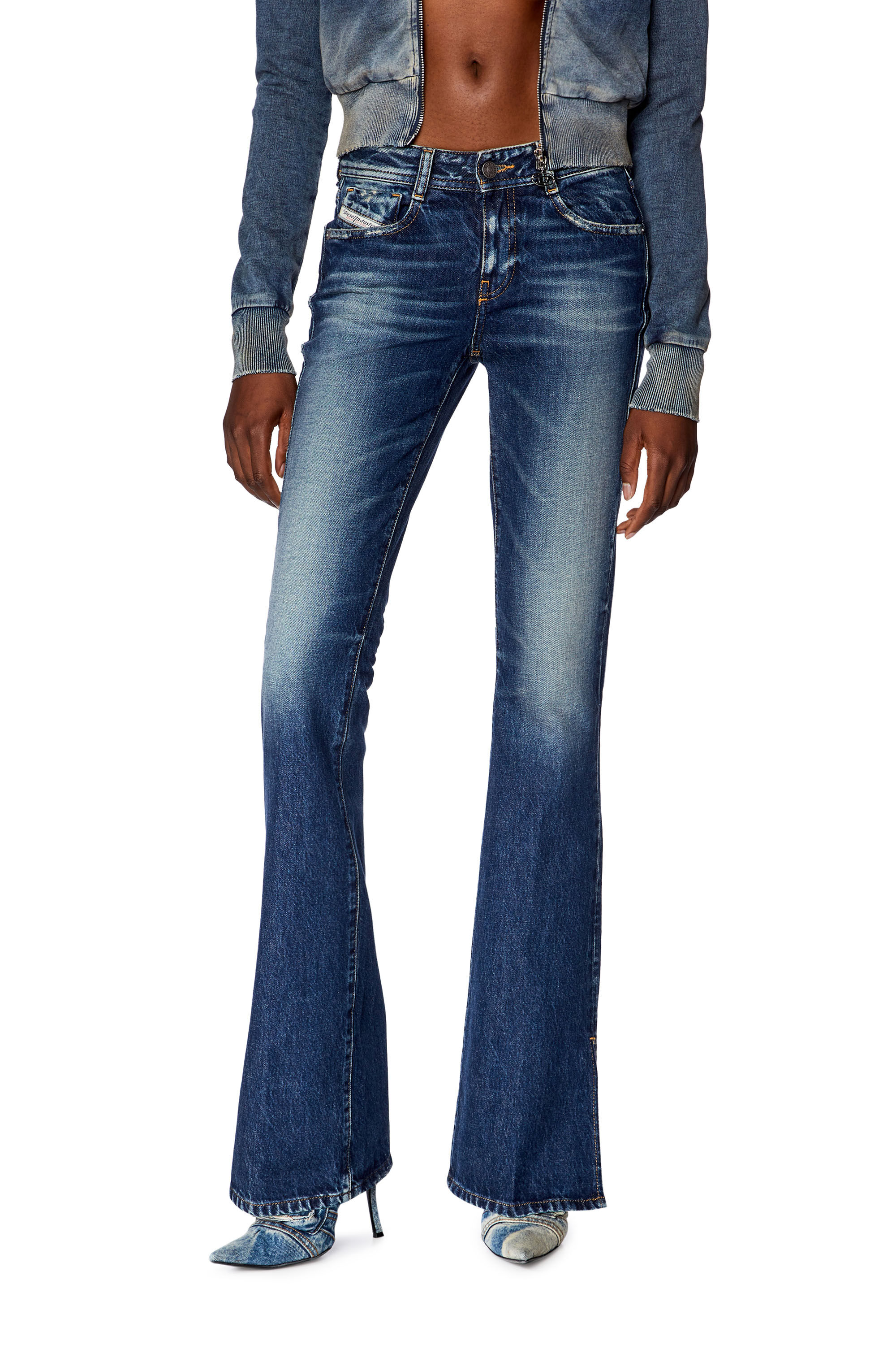 Women s Bootcut and Flare Jeans Dark blue Diesel 1969 D Ebbey