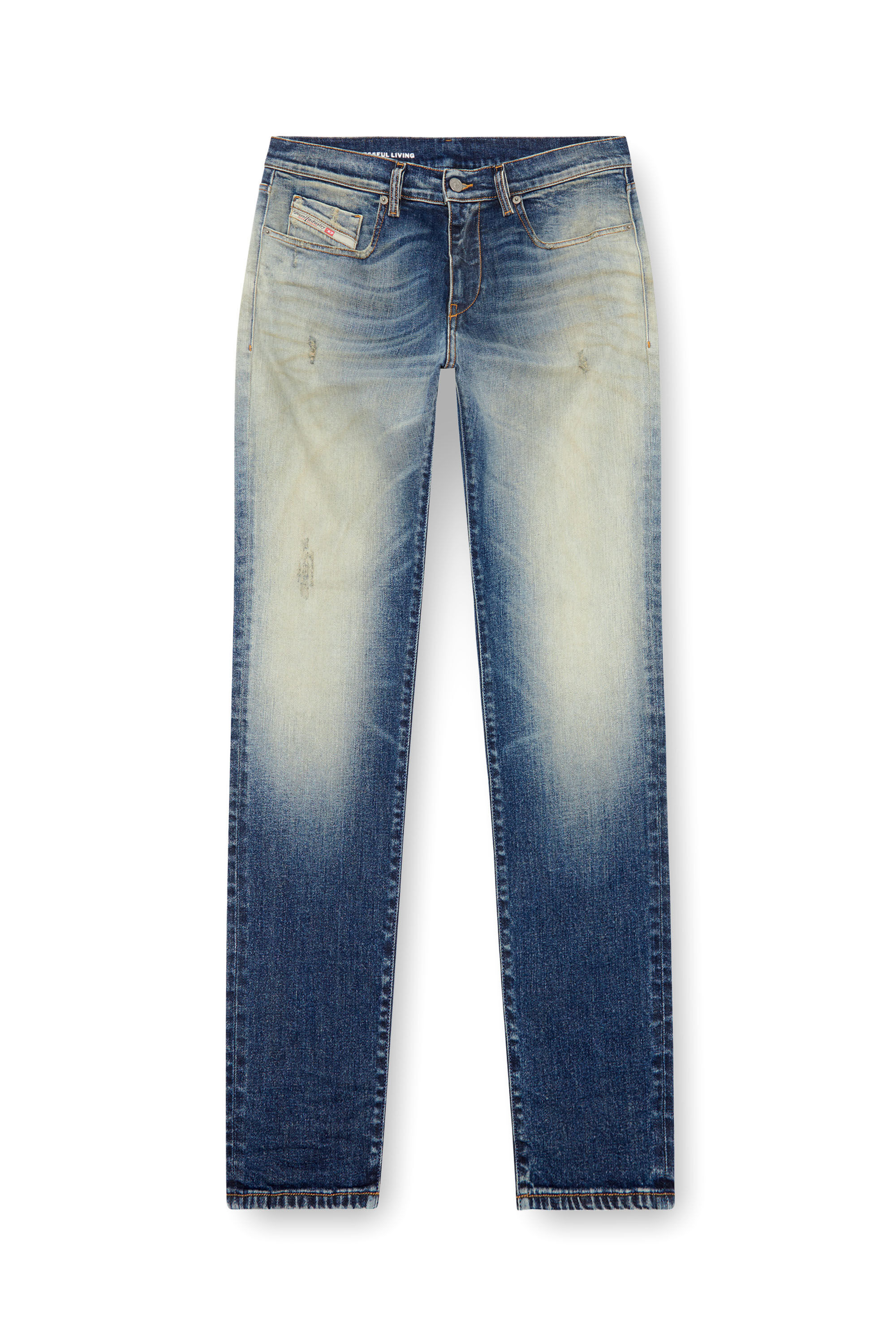 Diesel - Male's Slim Jeans 2019 D-Strukt 09J64, Dark Blue - 2