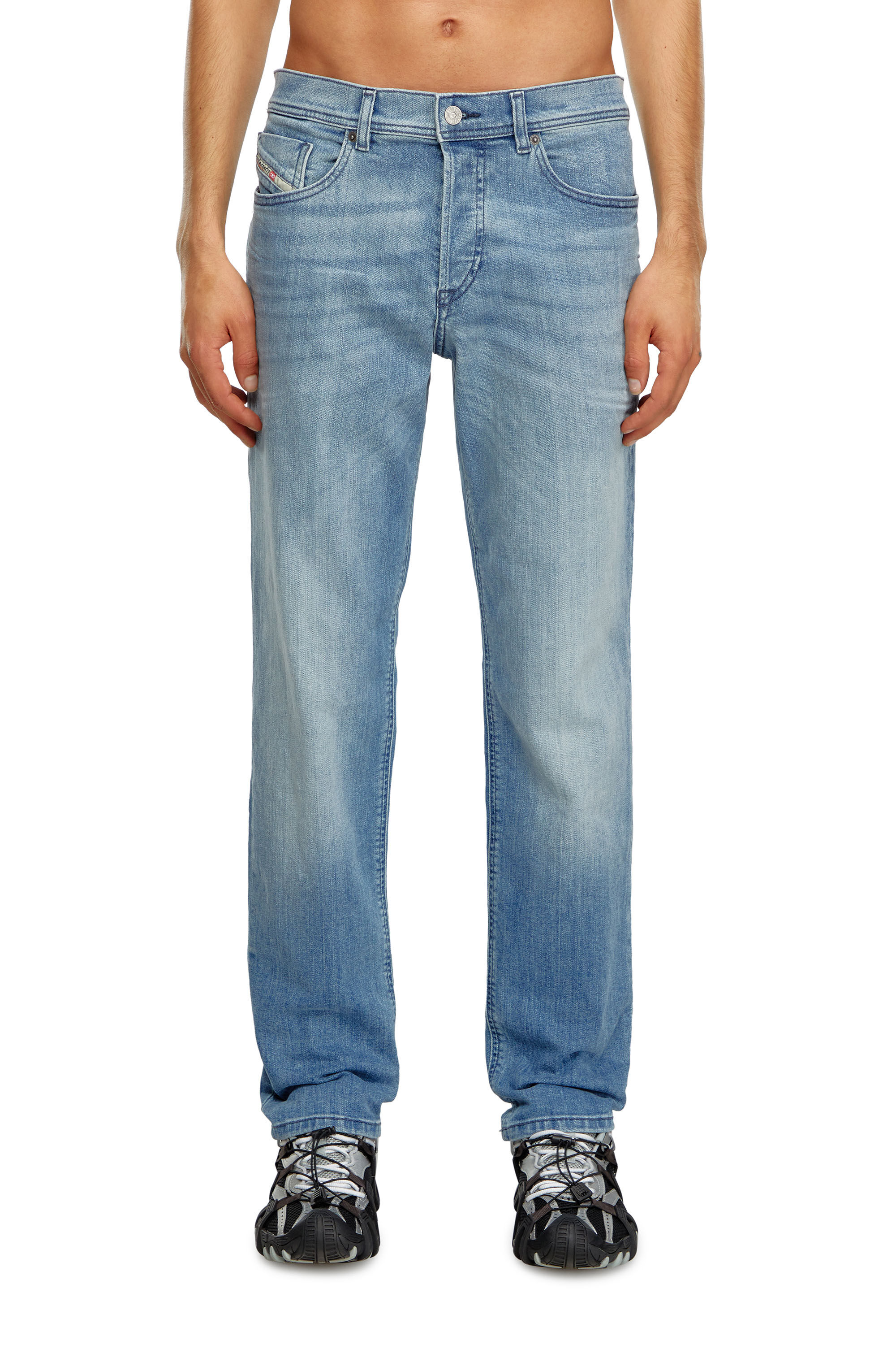 Diesel - Tapered Jeans 2023 D-Finitive 0GRDI Homme, Bleu Clair - Image 3