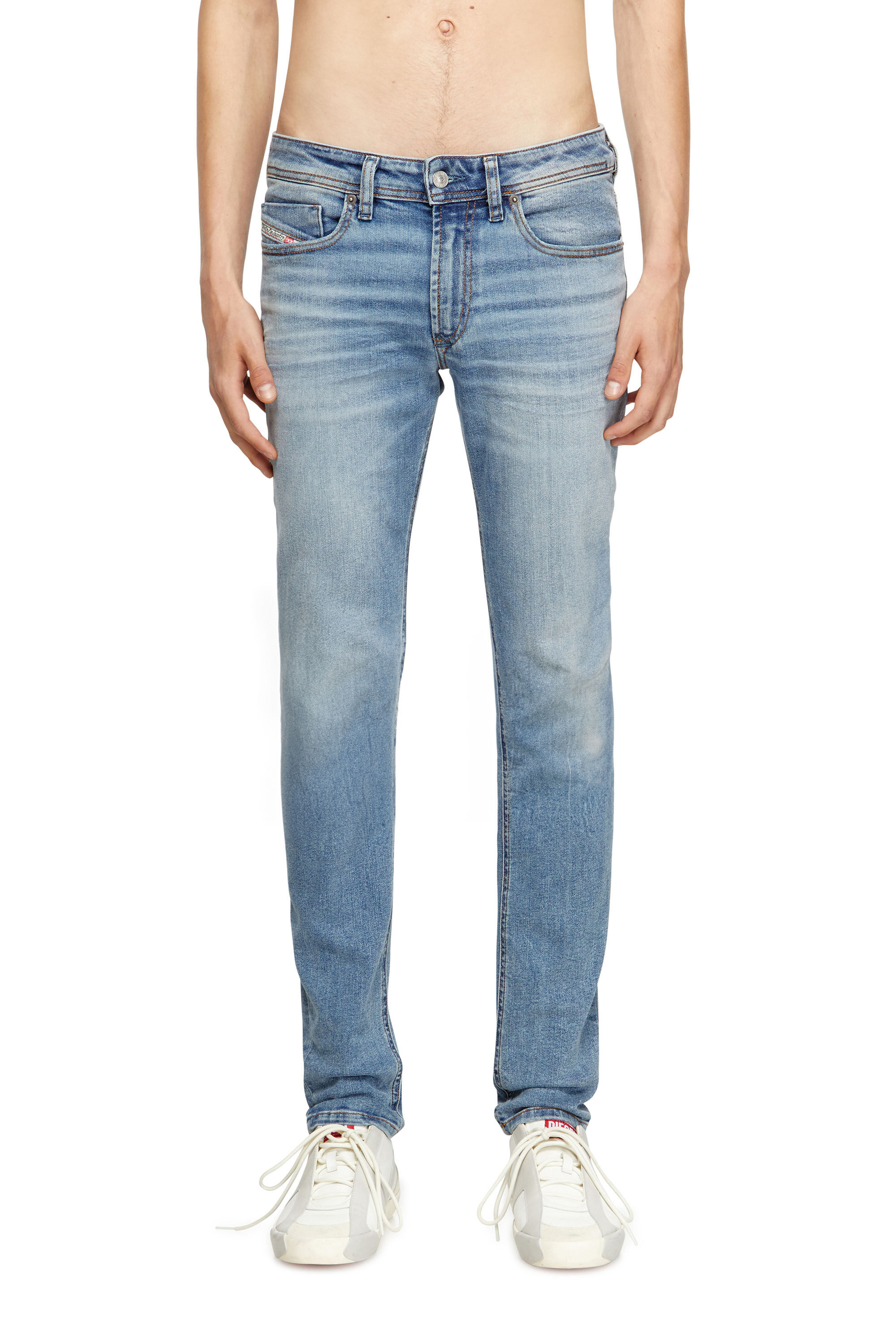 Diesel - Male's Skinny Jeans 1979 Sleenker 0DBDQ, Light Blue - 3