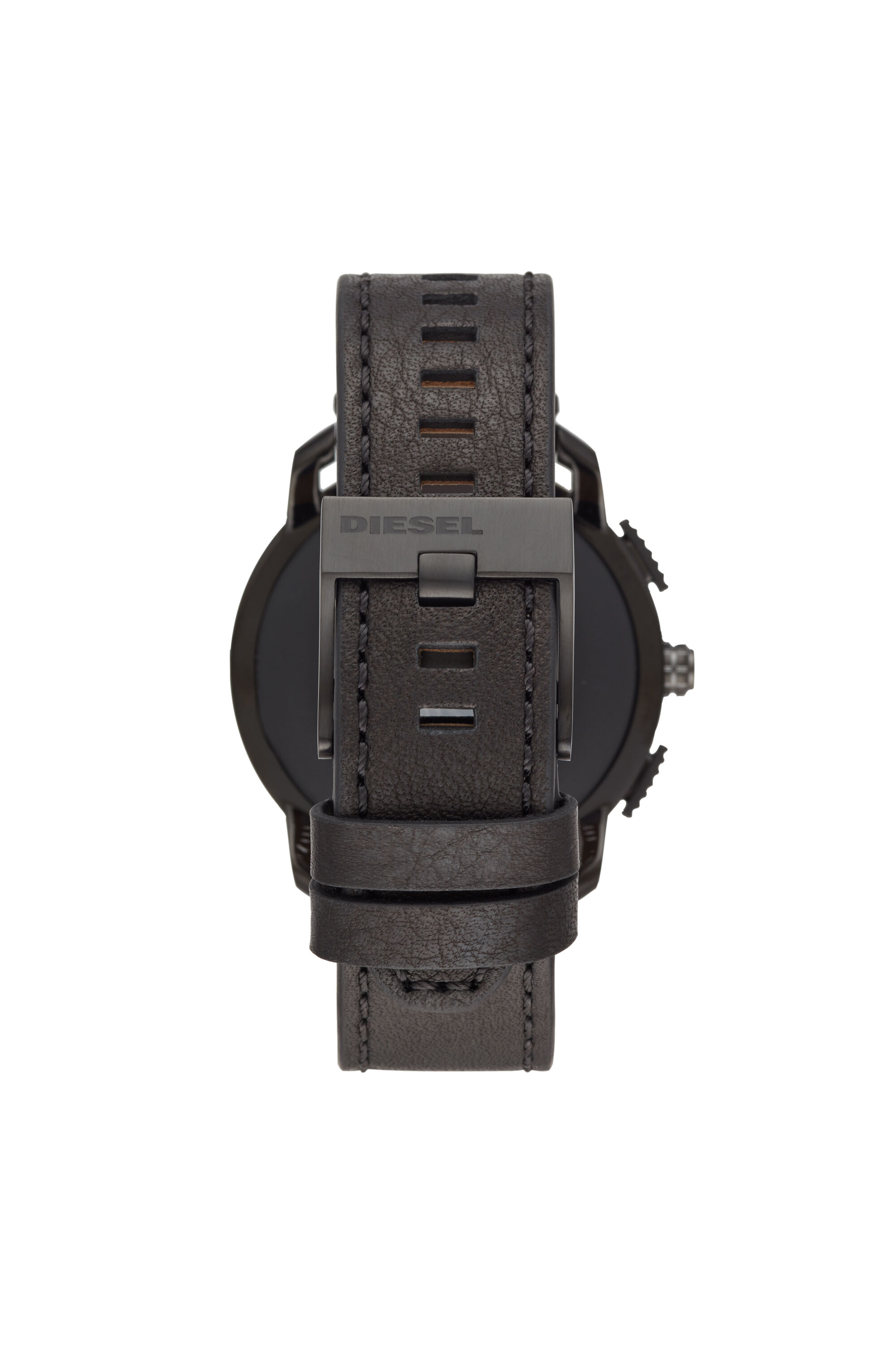 Diesel - DT2016, Male's Axial Smartwatch - Bronze Stainless Steel and Black Leather in Black/Bronze - 2