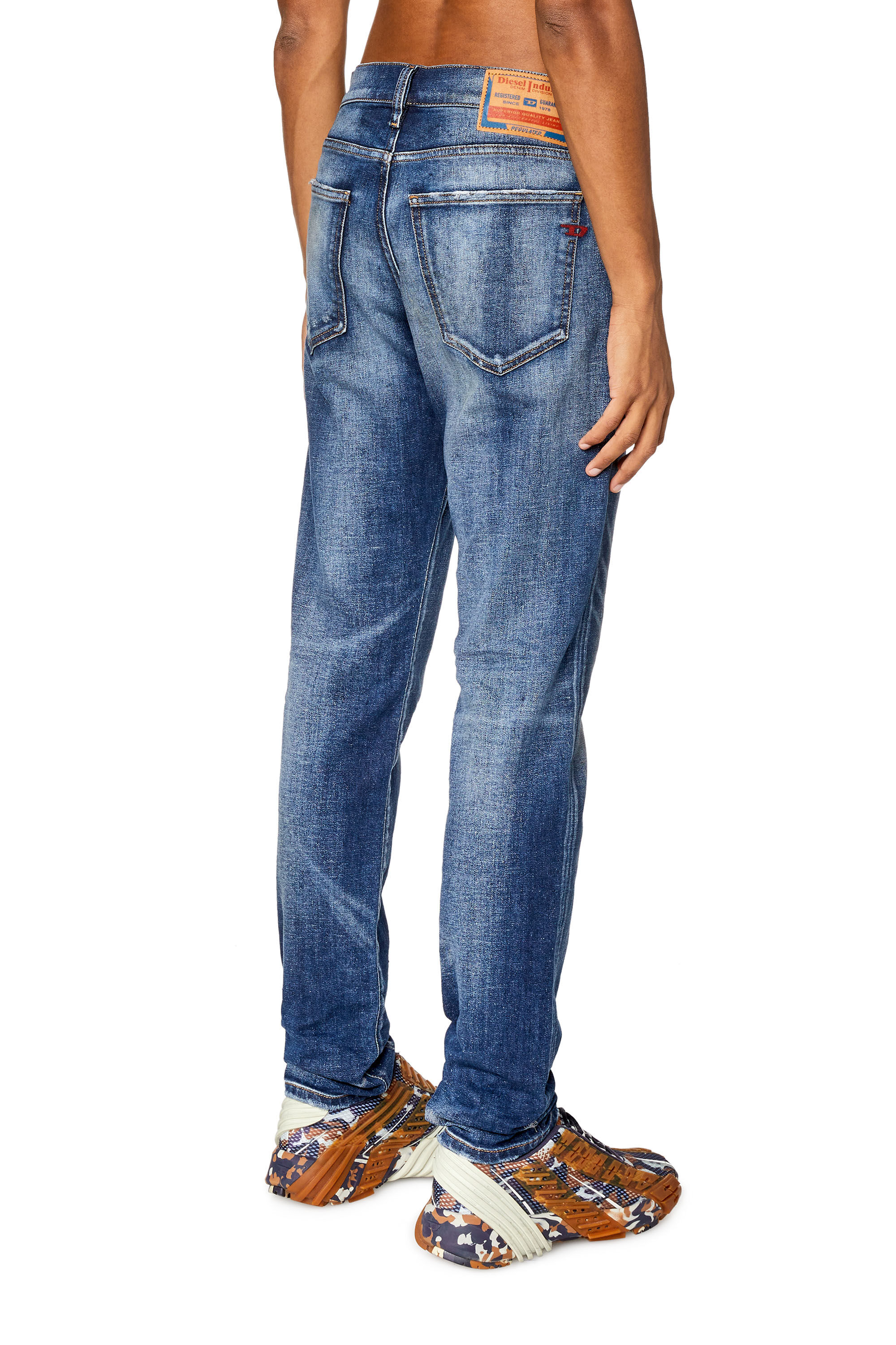 Diesel - Slim Jeans 2019 D-Strukt 09G89, Bleu moyen - Image 4