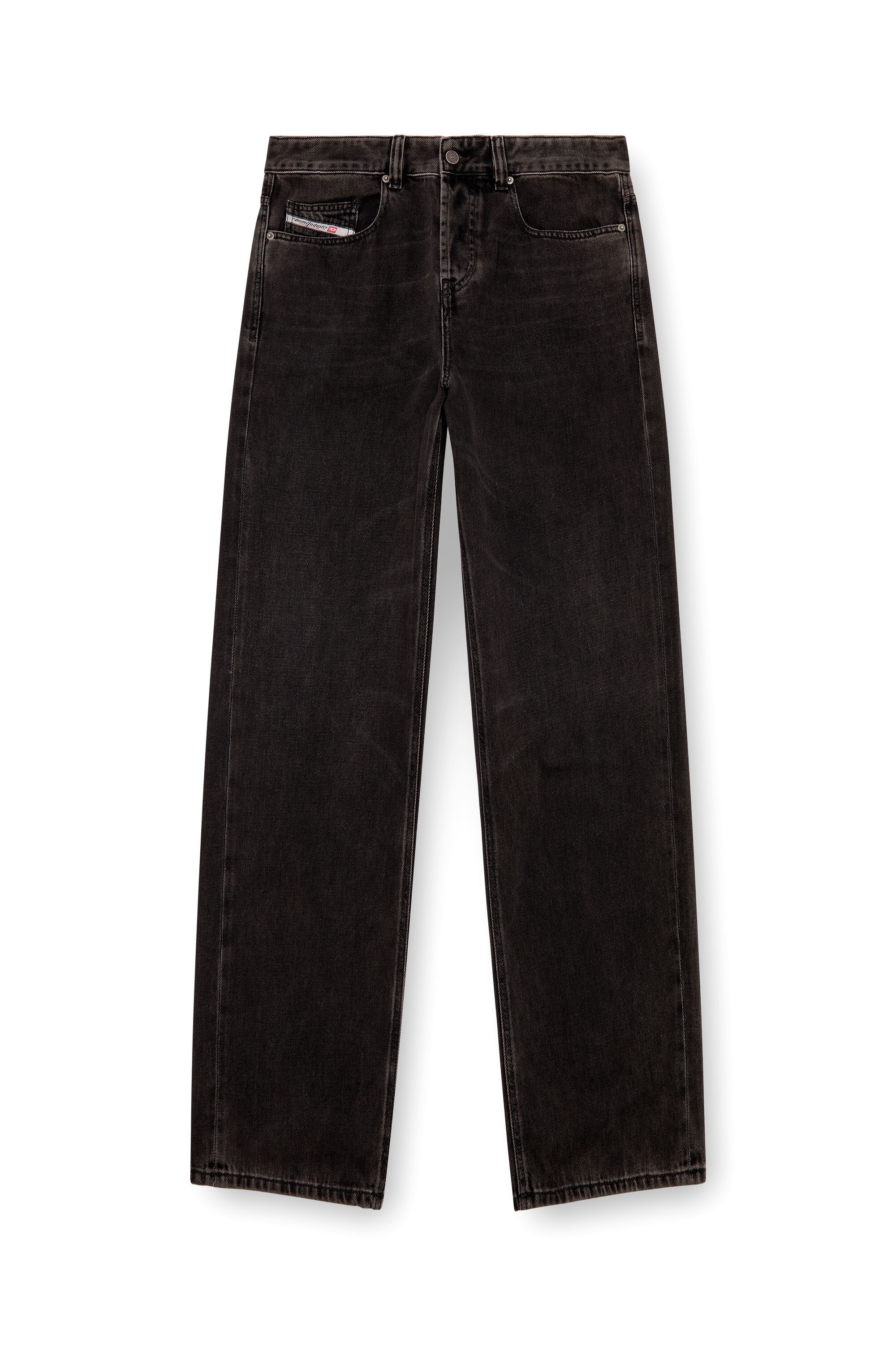 Diesel - Male Straight Jeans 2001 D-Macro 09I35, Black/Dark Grey - Image 2