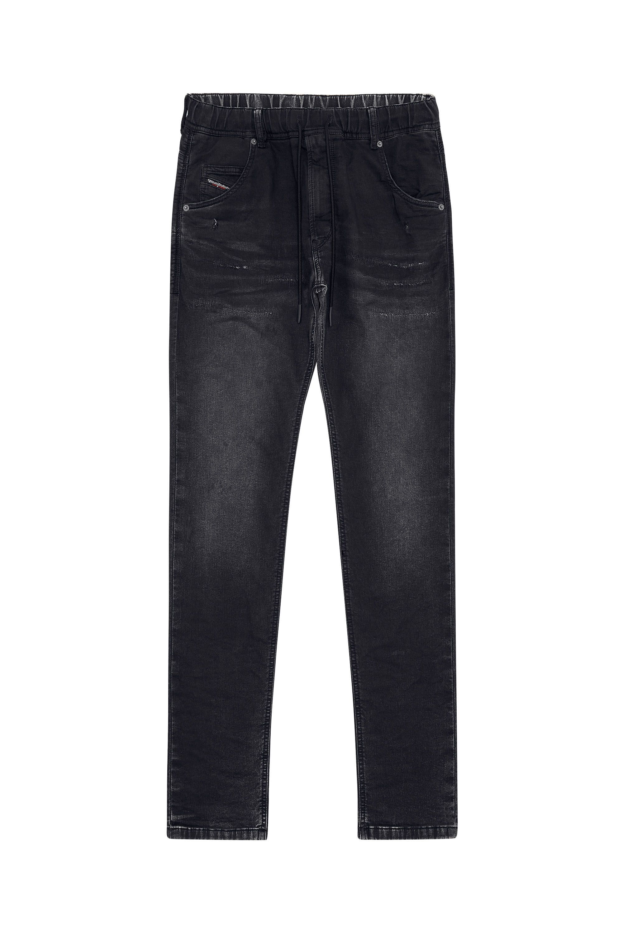 Diesel - Krooley JoggJeans® 09E12 Tapered, Black/Dark Grey - Image 2