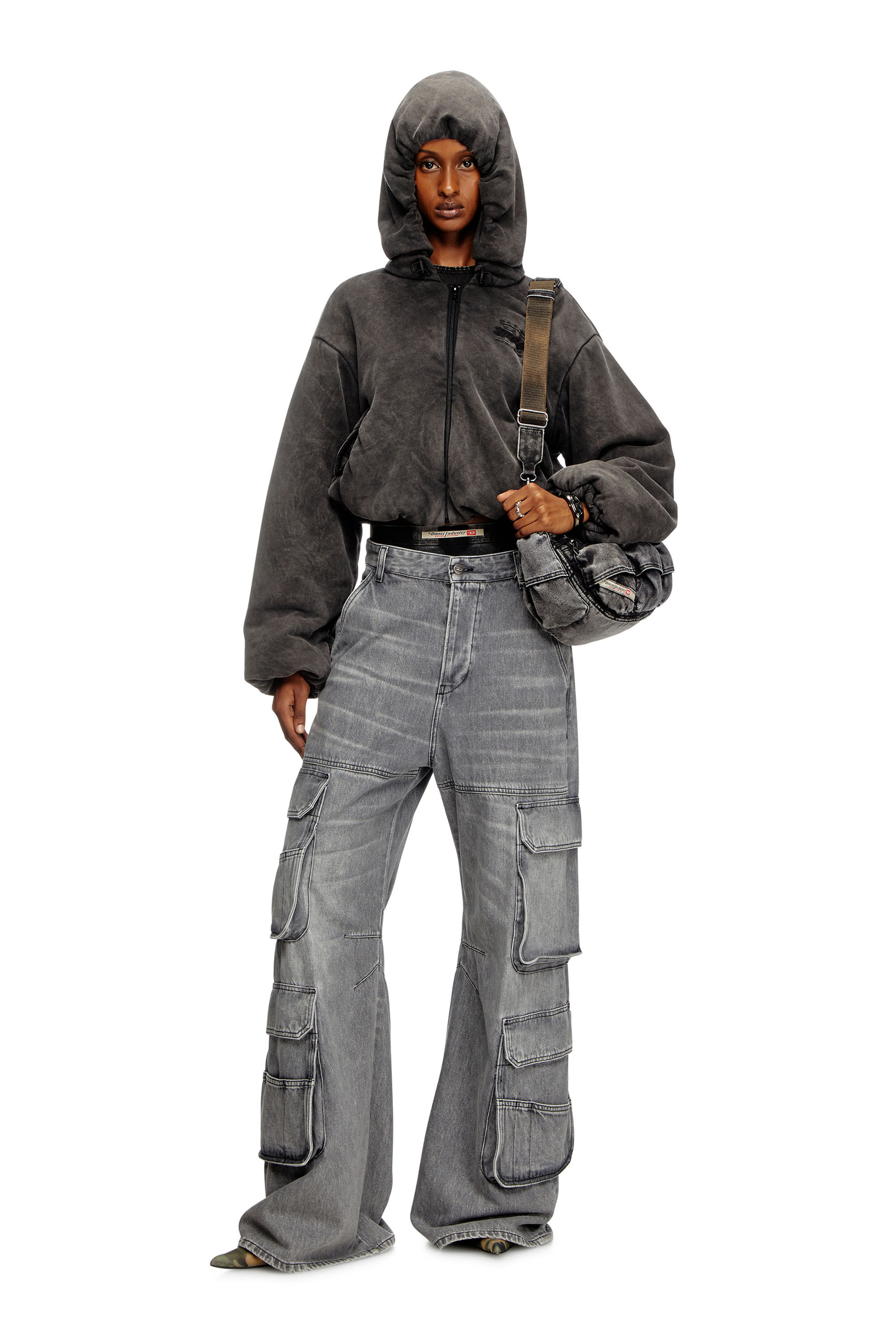 Diesel - Female's Relaxed Jeans 1996 D-Sire 0DCBE, Light Grey - 1