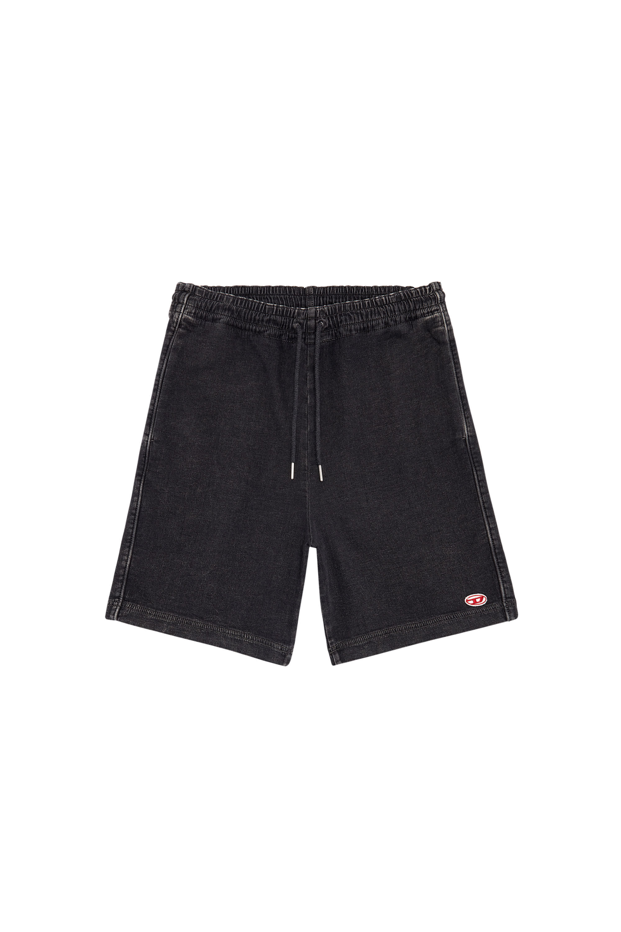 D BOXY TRACK DENIM Man Responsible denim shorts Diesel Library