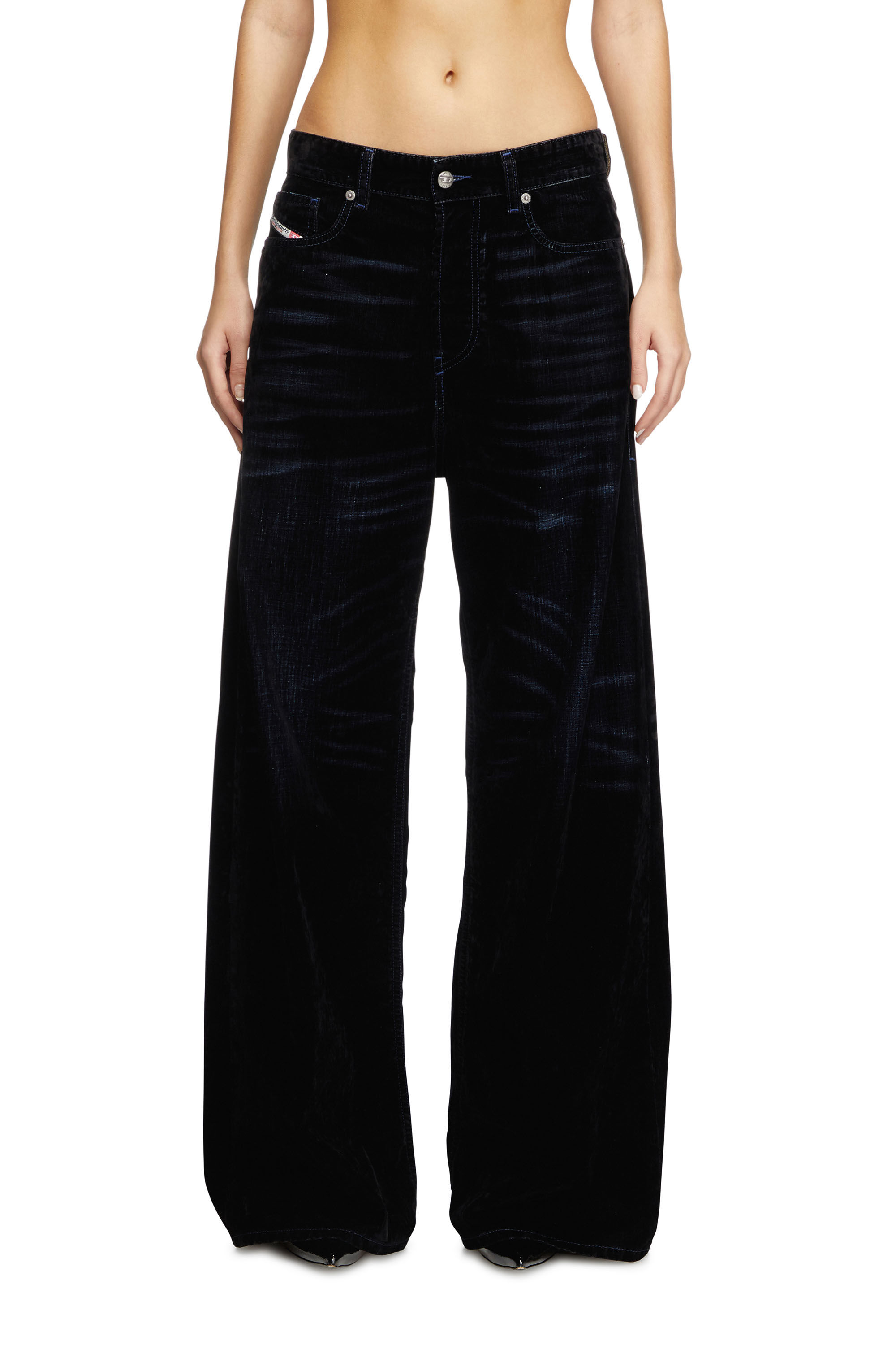 Diesel - Female's Relaxed Jeans 1996 D-Sire 068QY, Dark Blue - 3