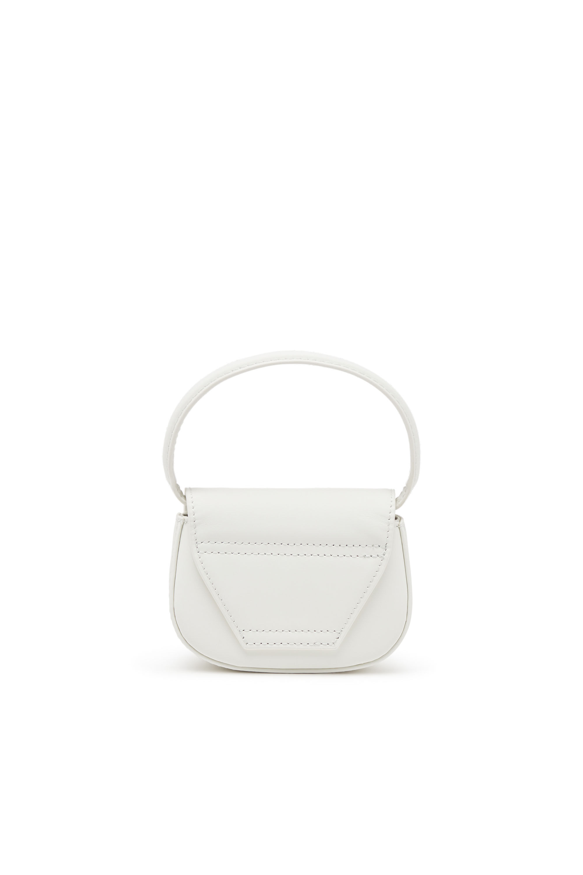 Women s 1DR Xs Iconic mini bag in matte leather White Diesel