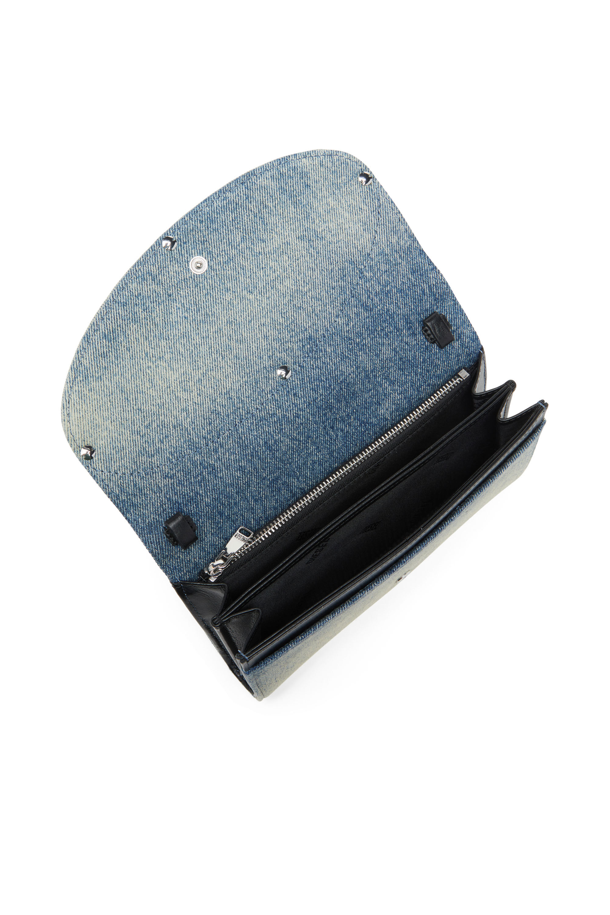 Diesel - 1DR WALLET STRAP, Blue - Image 4