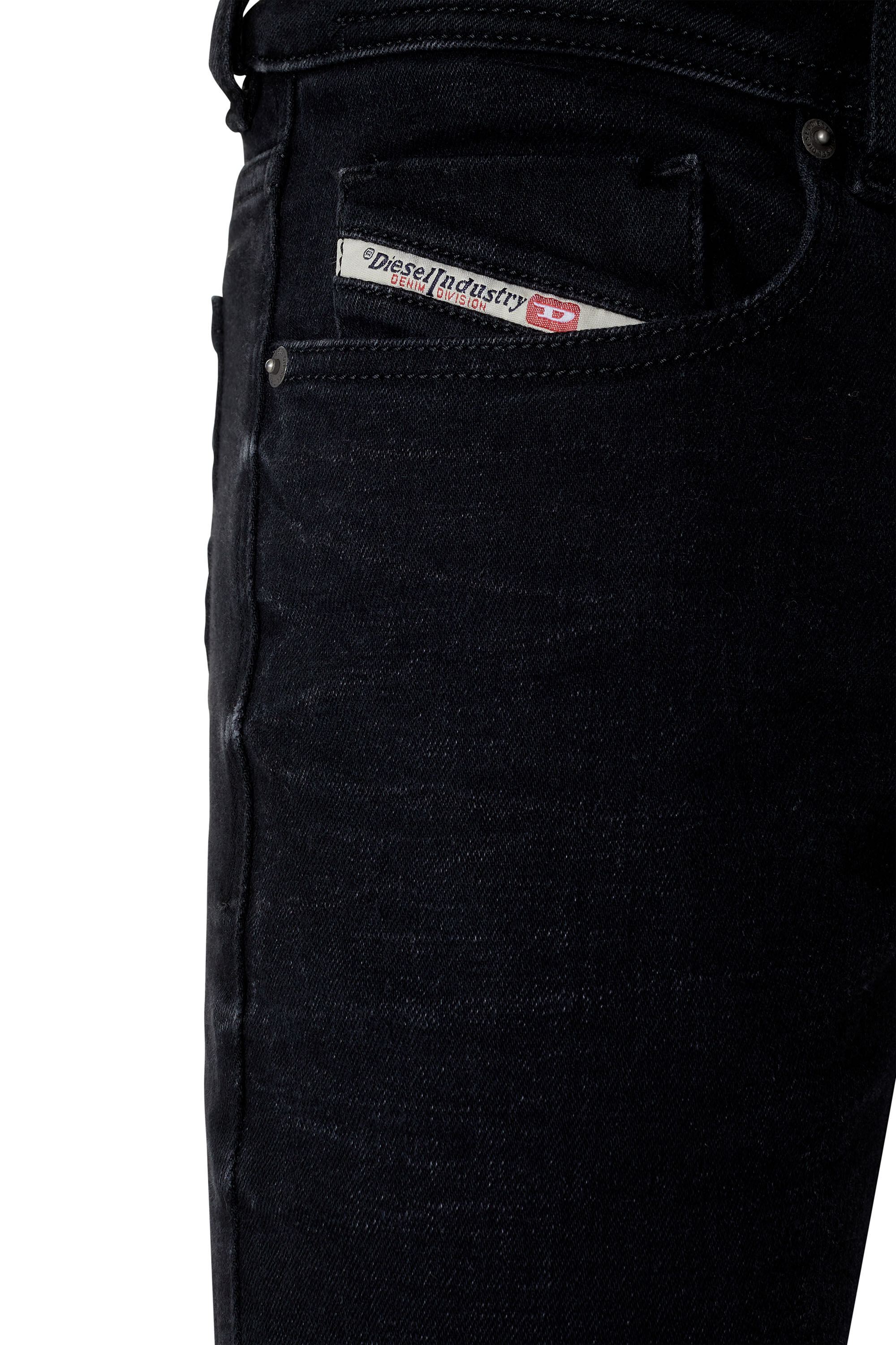 Diesel - Skinny Jeans 1979 Sleenker 09D41, Black/Dark Grey - Image 6