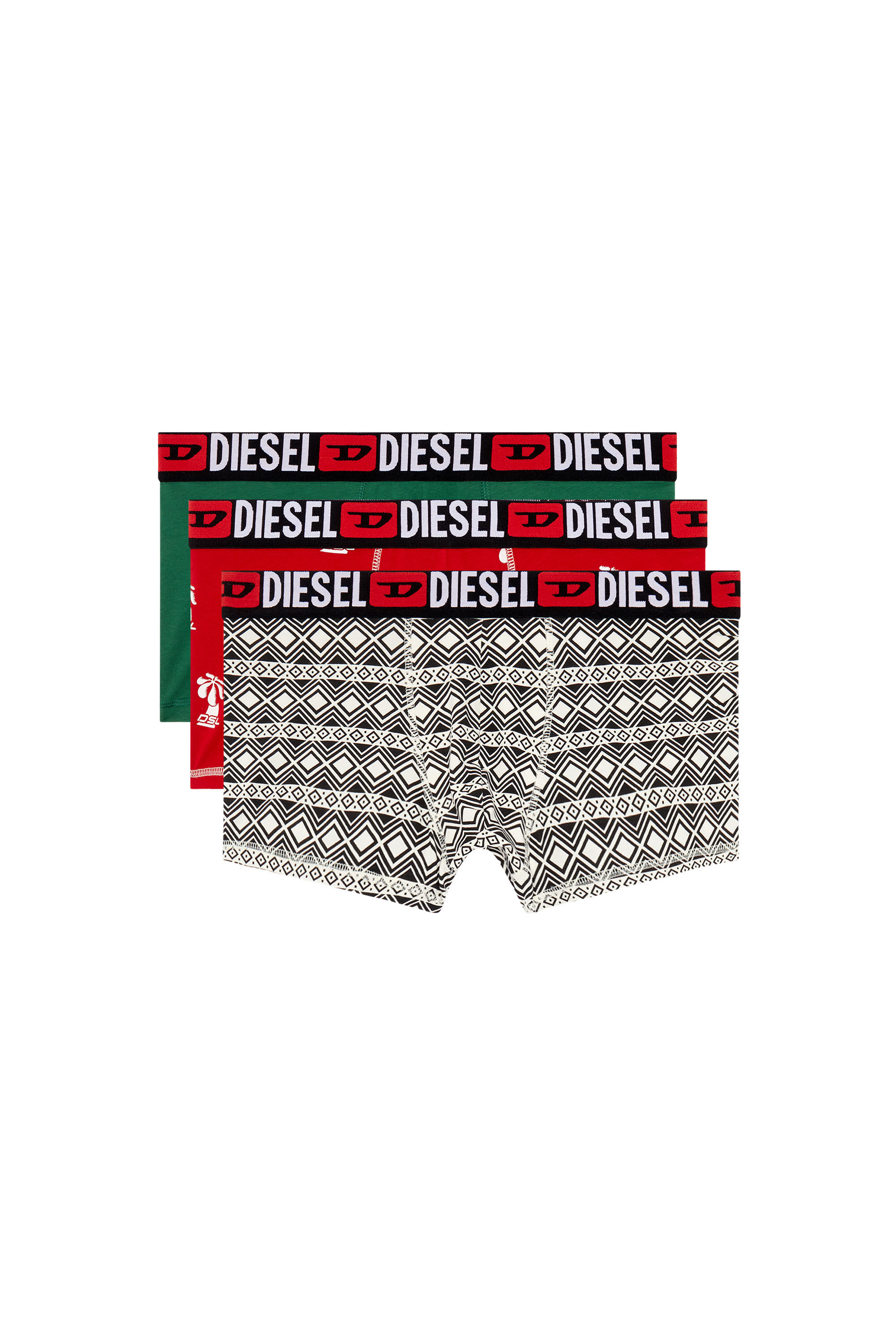 Diesel - UMBX-DAMIENTHREEPACK, Noir/Rouge - Image 1