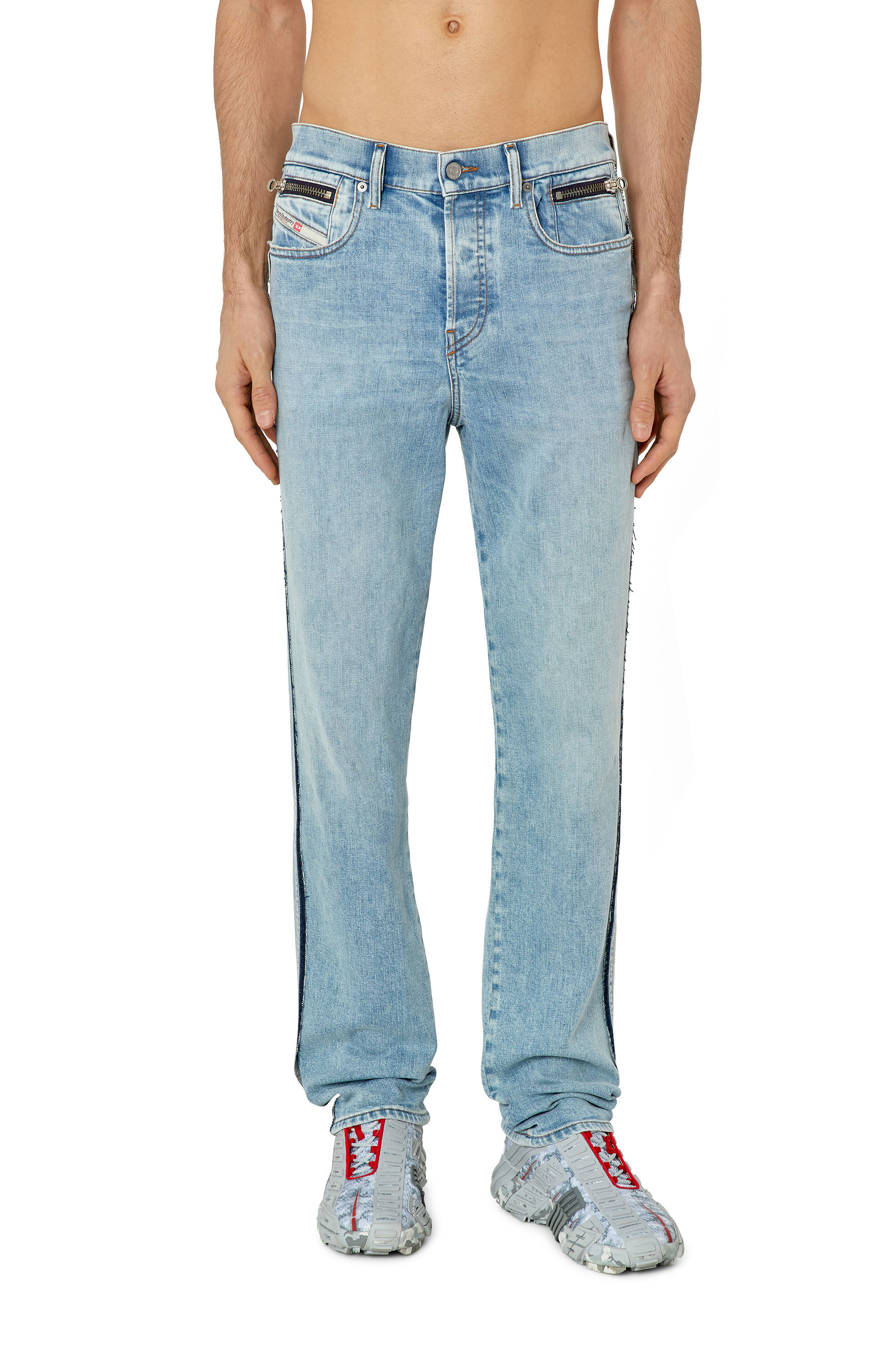 口コミ サイト 商品 2020 D-VIKER-RE Diesel | Jeans blue Light straight Man: パンツ