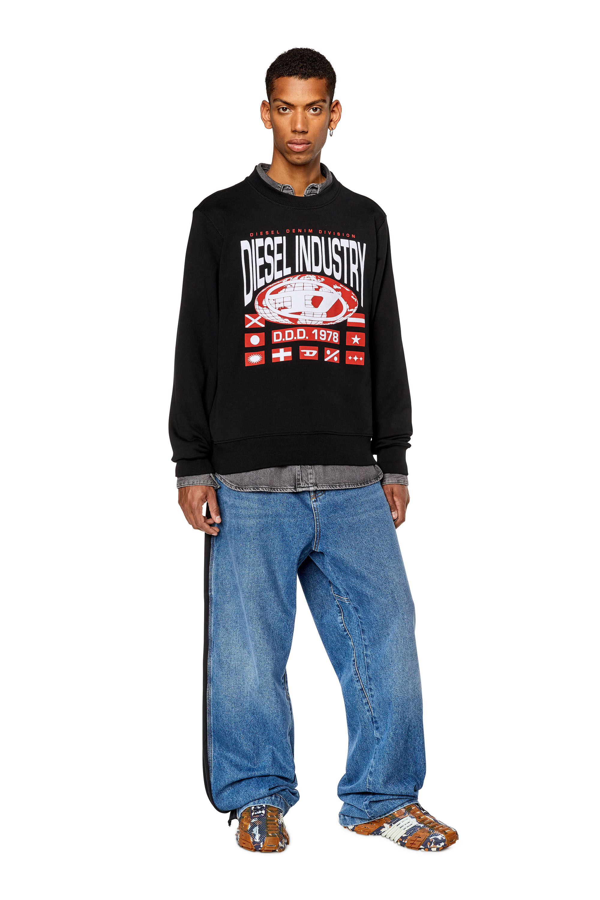 Diesel s shop crew division sweatshirt
