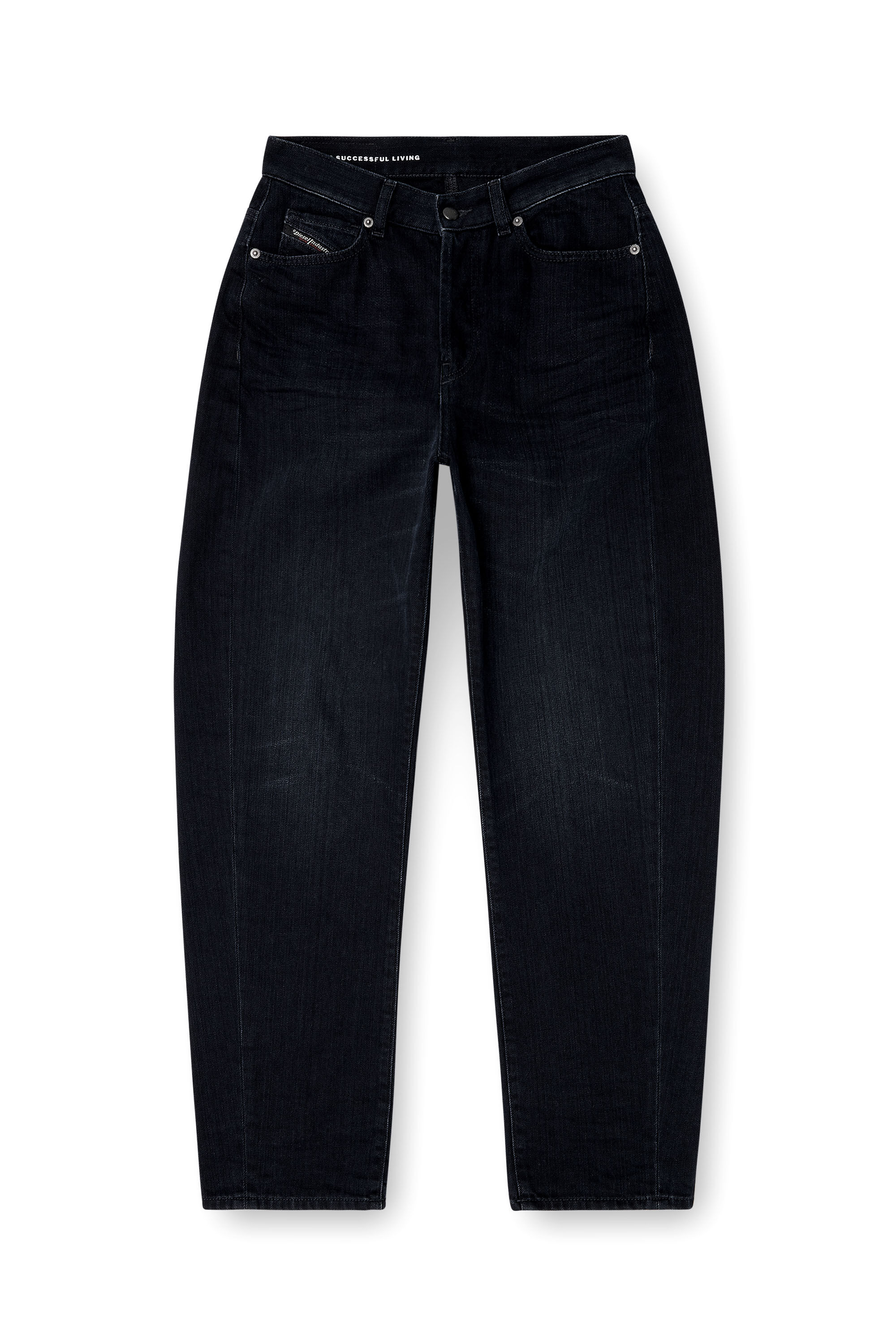 Diesel - Female's Relaxed Jeans 1974 D-Ellz 09L54, Dark Blue - 2