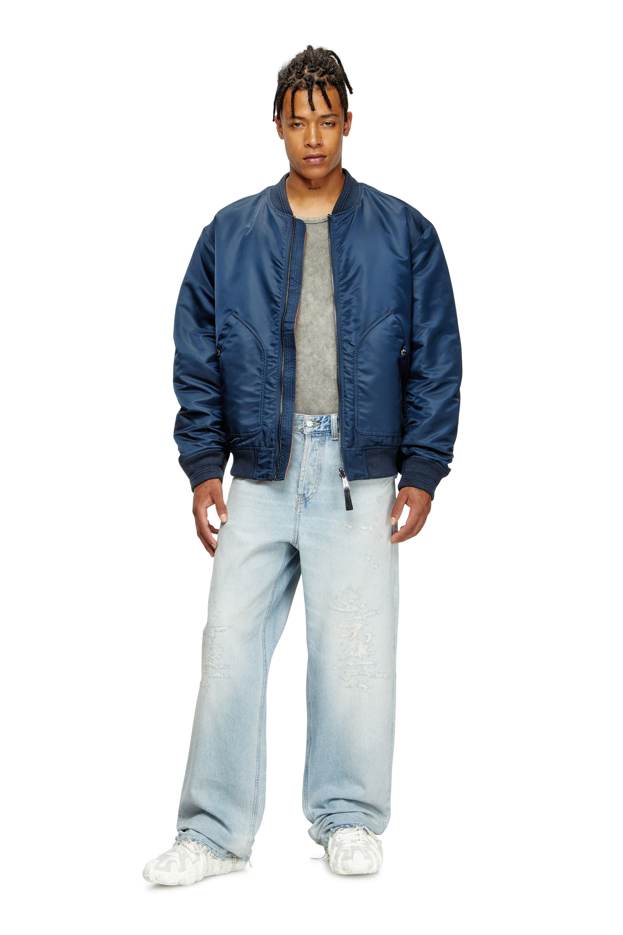 Diesel - Male's Relaxed Jeans 2001 D-Macro 09M53, Light Blue - 1