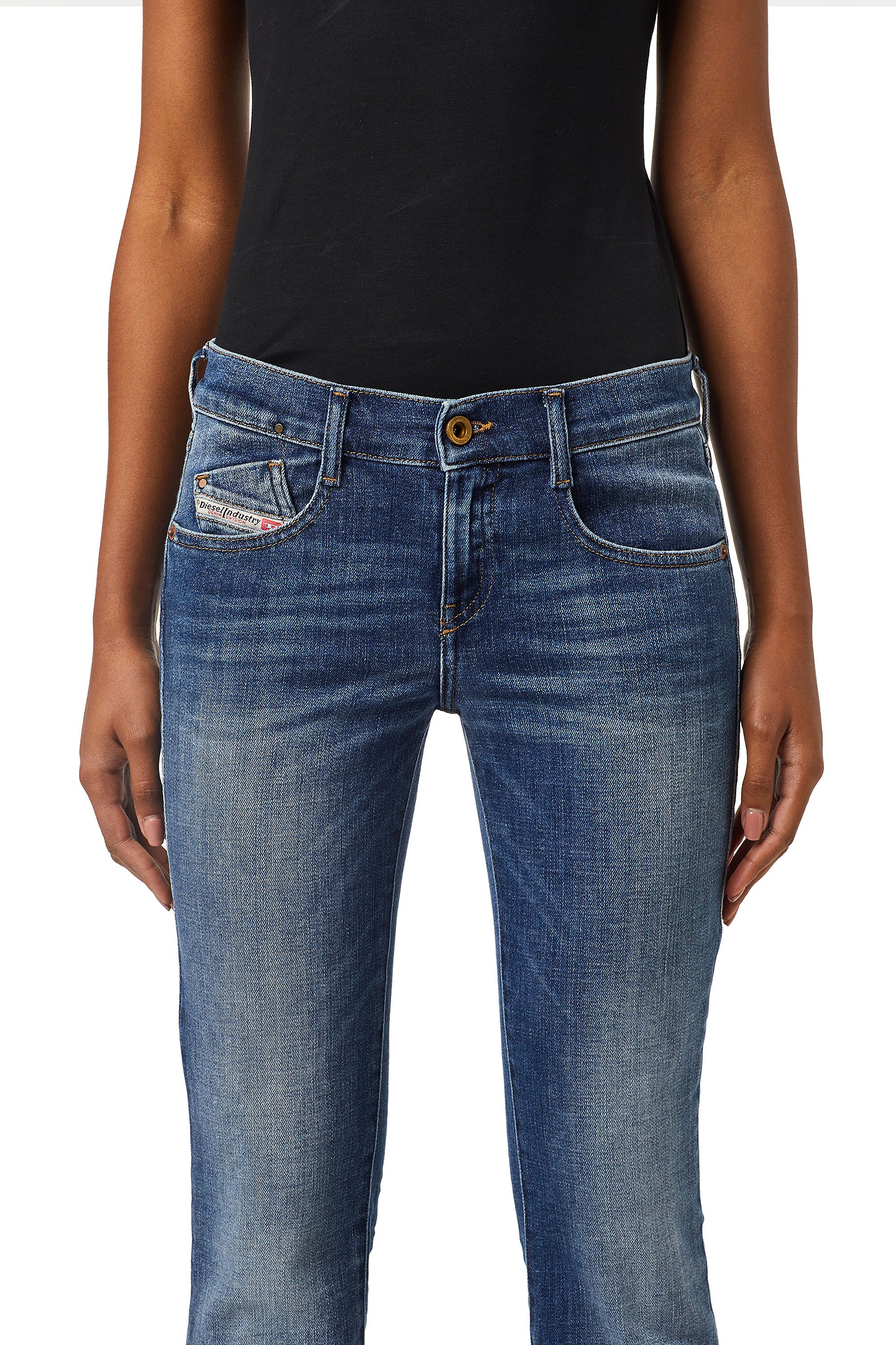 Diesel - 1969 D-EBBEY 086AM Bootcut and Flare Jeans, Medium Blue - Image 4
