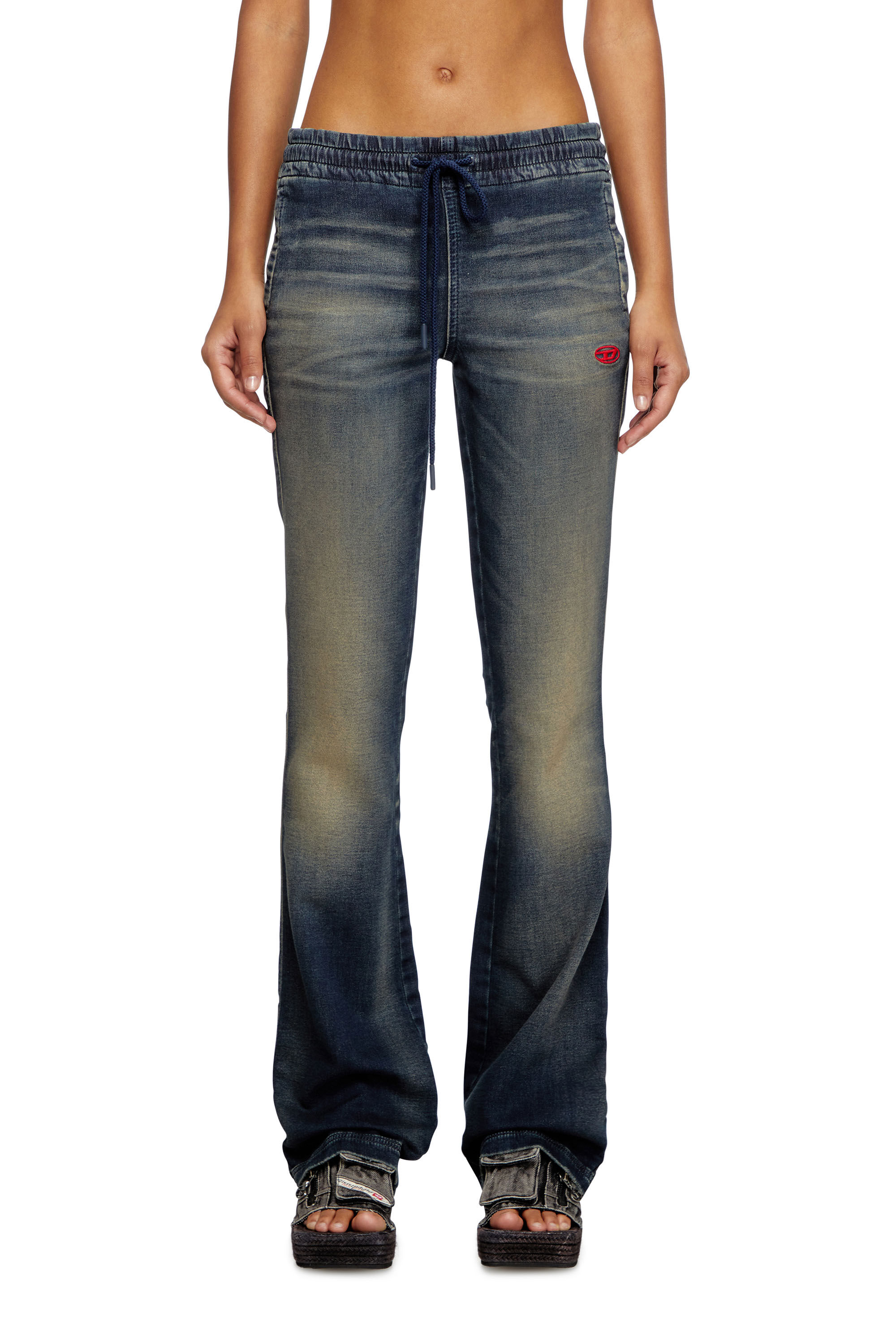 Diesel - Female's Bootcut 2069 D-Ebbey Joggjeans® 068PM, Dark Blue - 3