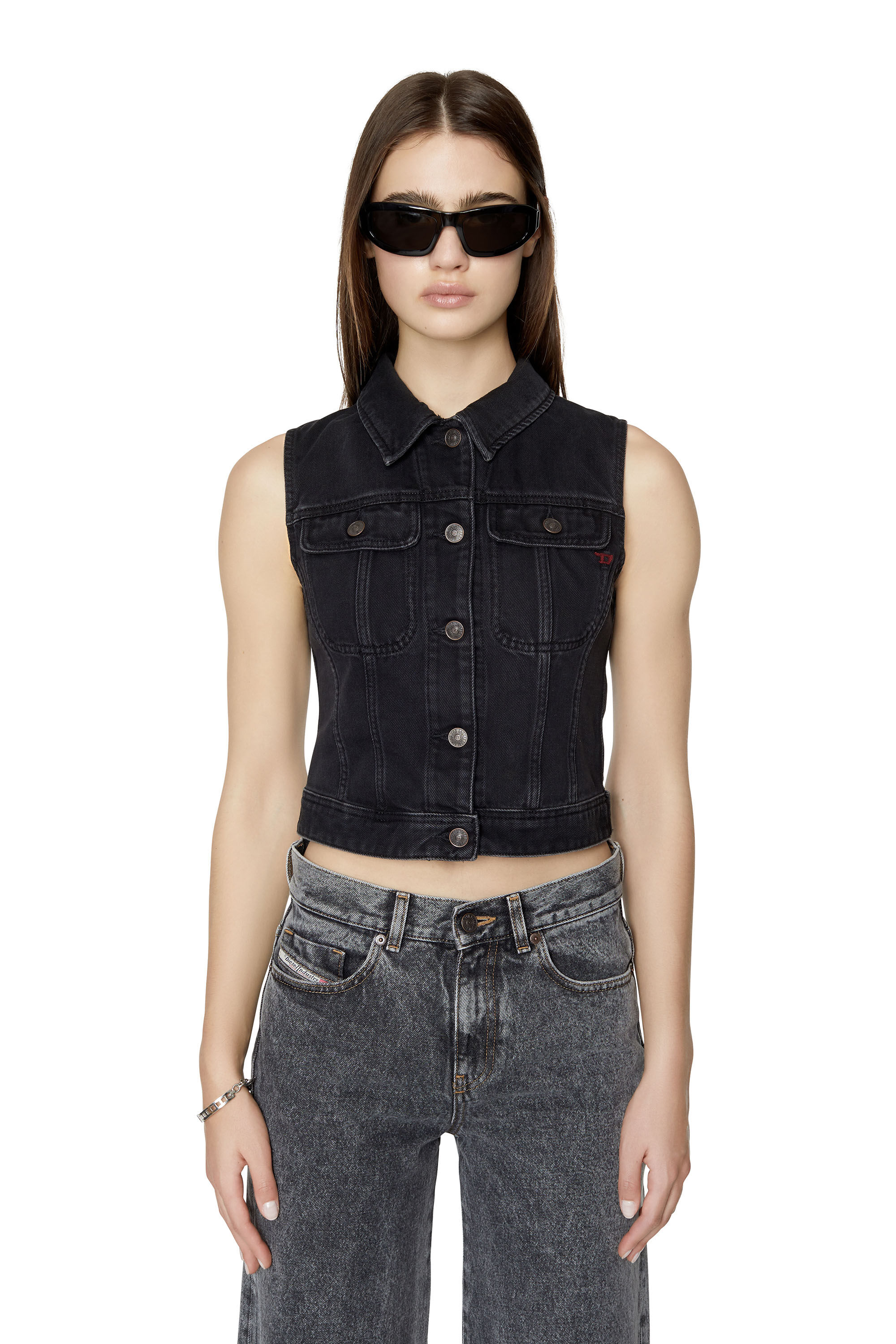 Diesel deals denim vest