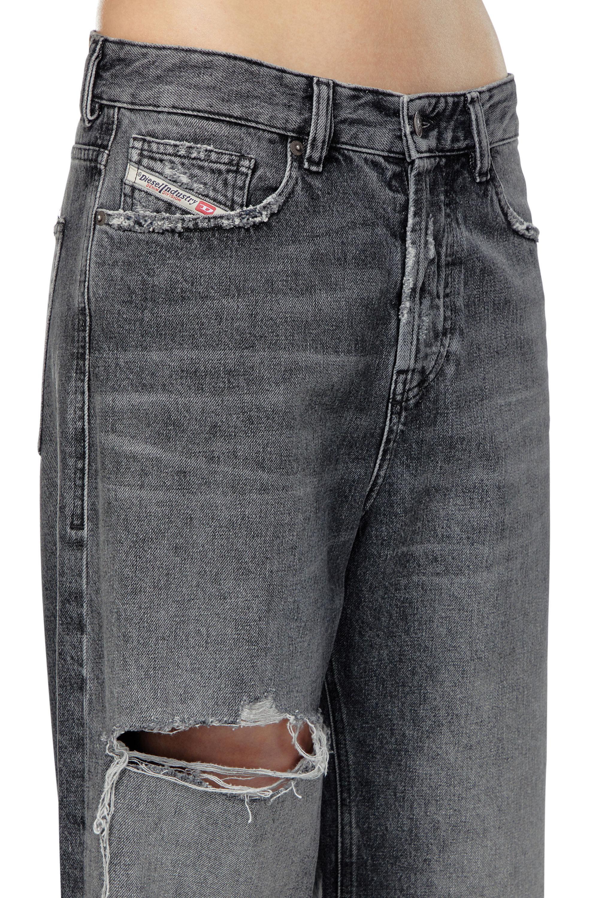 Diesel - Relaxed Jeans 1996 D-Sire 007X4 Femme, Noir/Gris foncé - Image 5