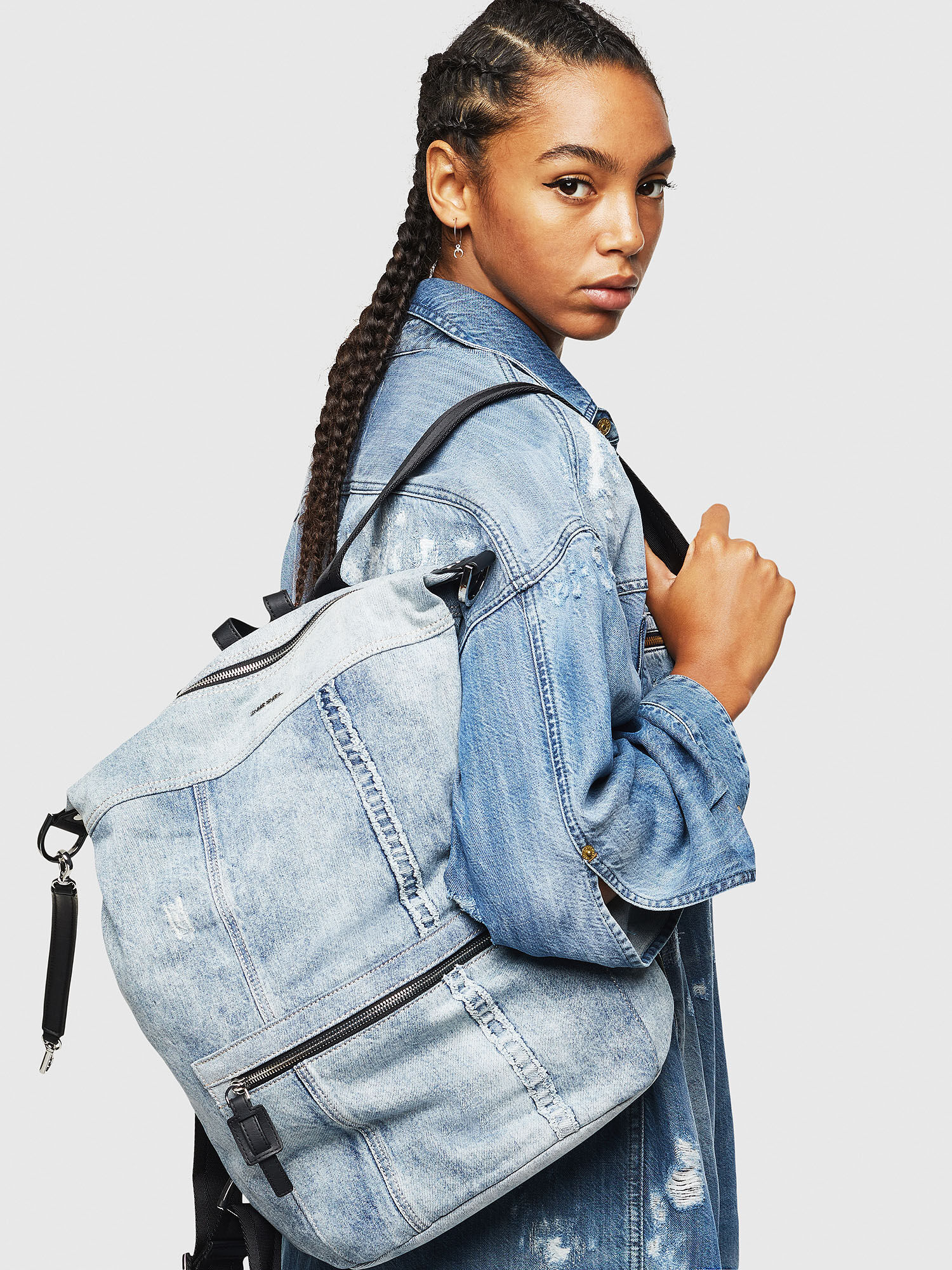 Diesel shop denim backpack
