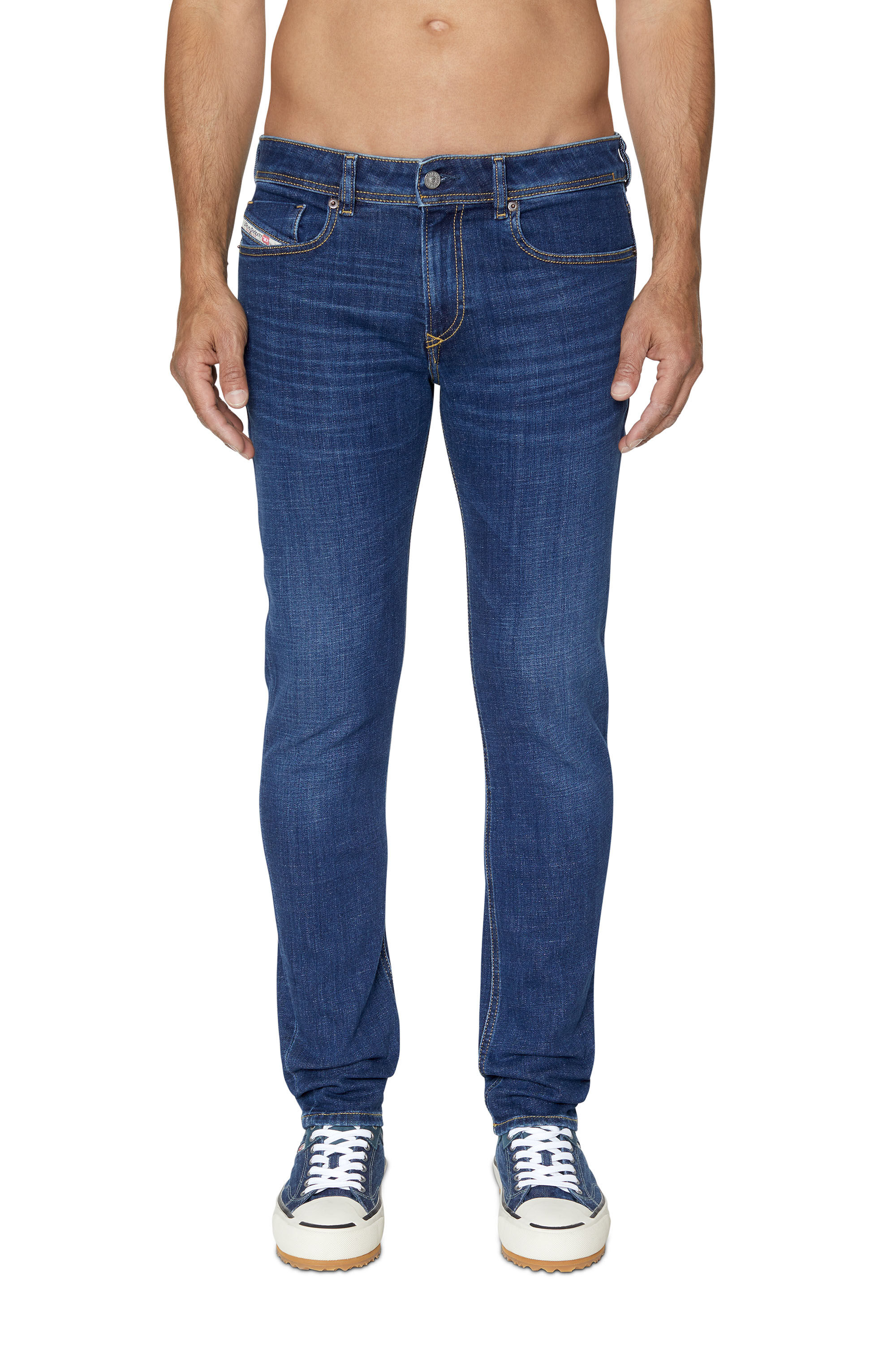 1979 SLEENKER Man: Skinny dark blue Jeans | Diesel.com