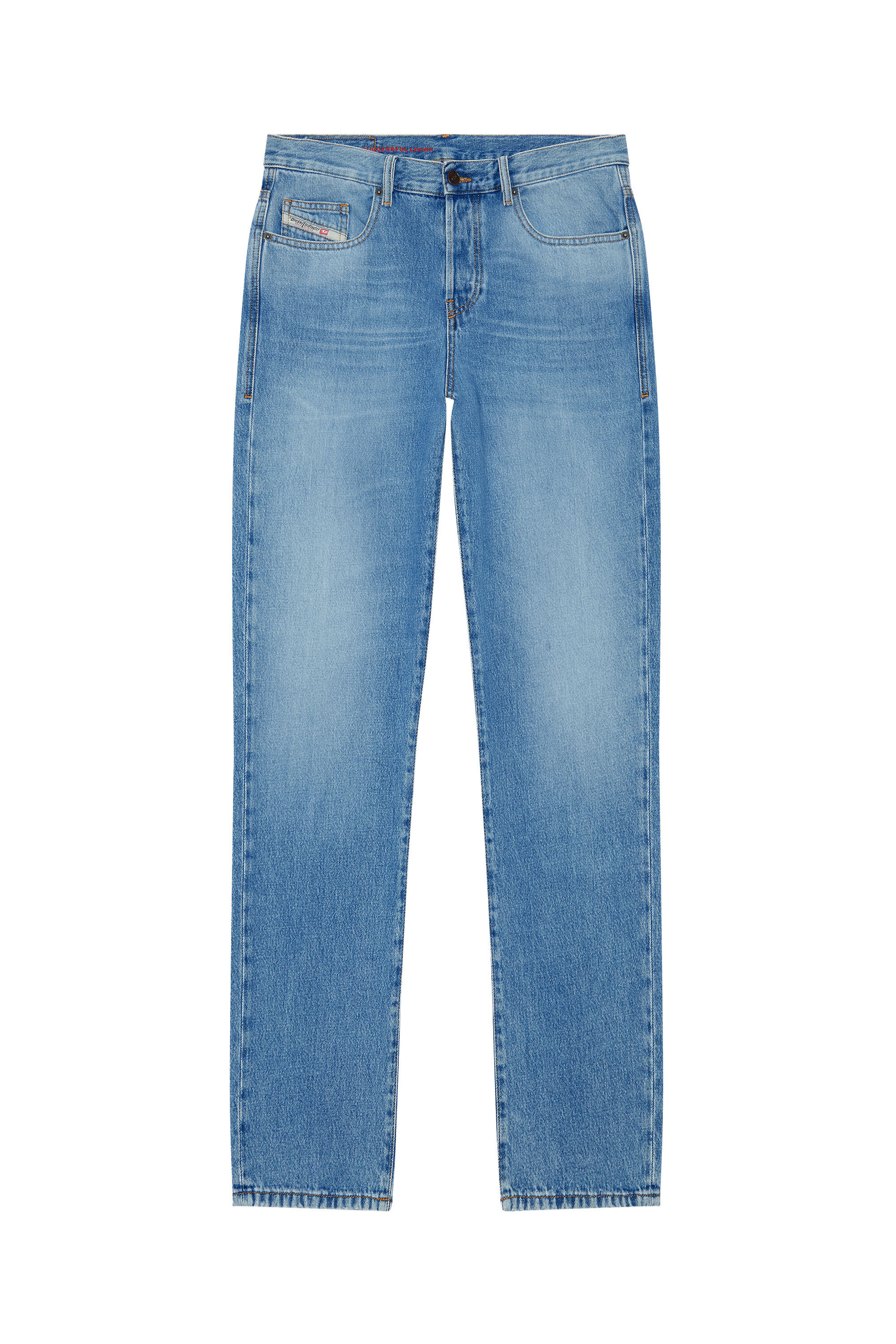 2020 D-VIKER Man: Straight medium blue Jeans | Diesel.com