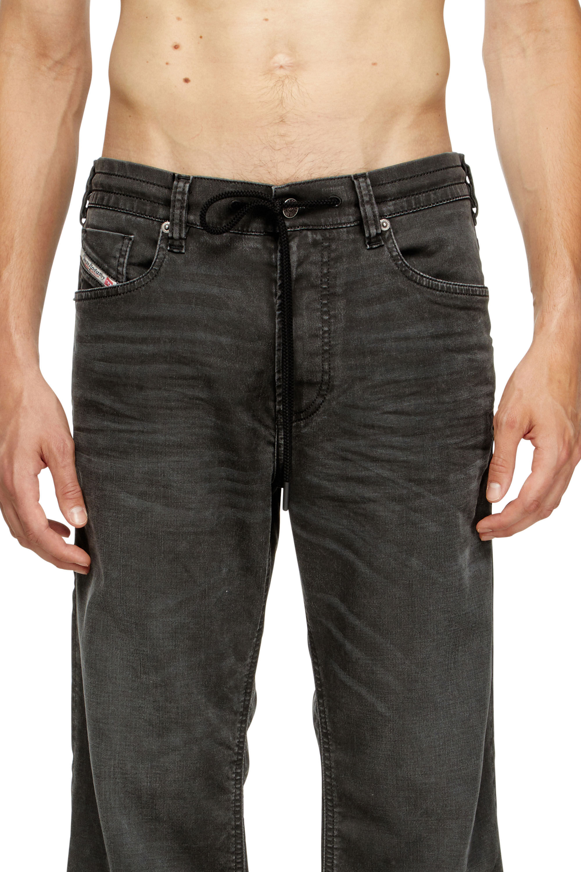 Diesel - Male's Relaxed 2080 D-Reel Joggjeans® 09J75, Black/Dark Grey - 5