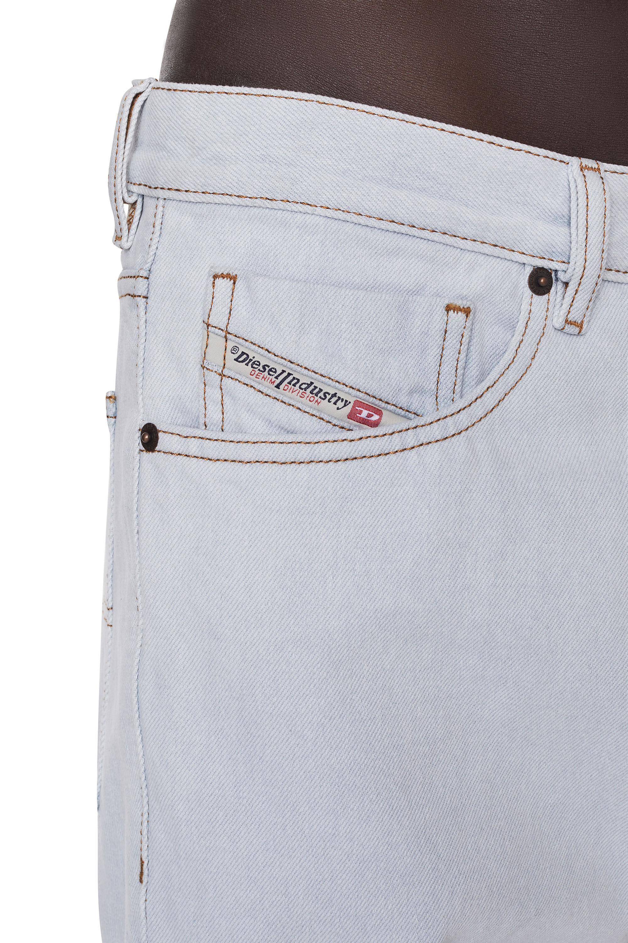 Diesel - 1995 D-Sark 0079Z Straight Jeans, Bleu Clair - Image 6