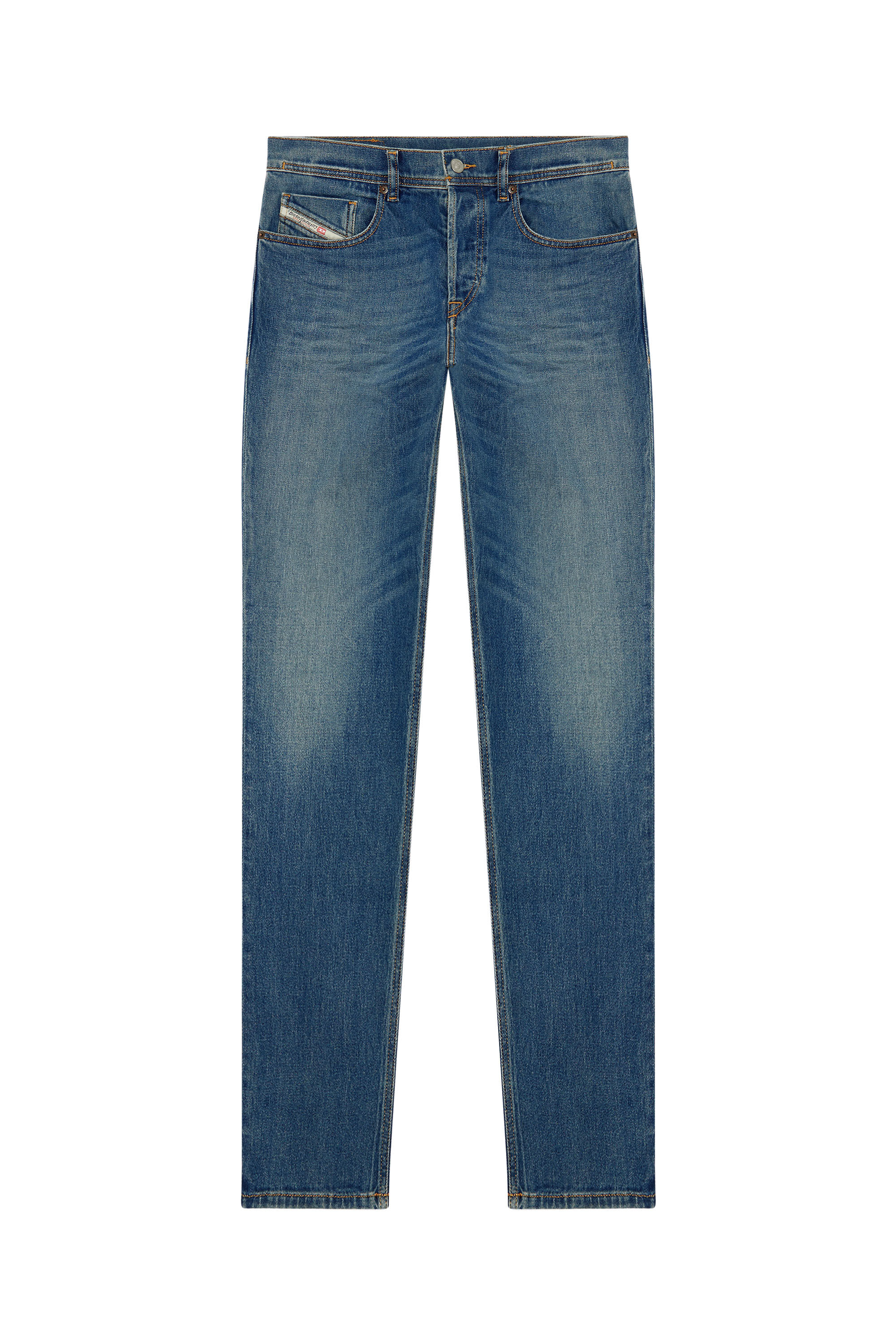 Diesel - Tapered Jeans 2023 D-Finitive 09F88, Bleu moyen - Image 2
