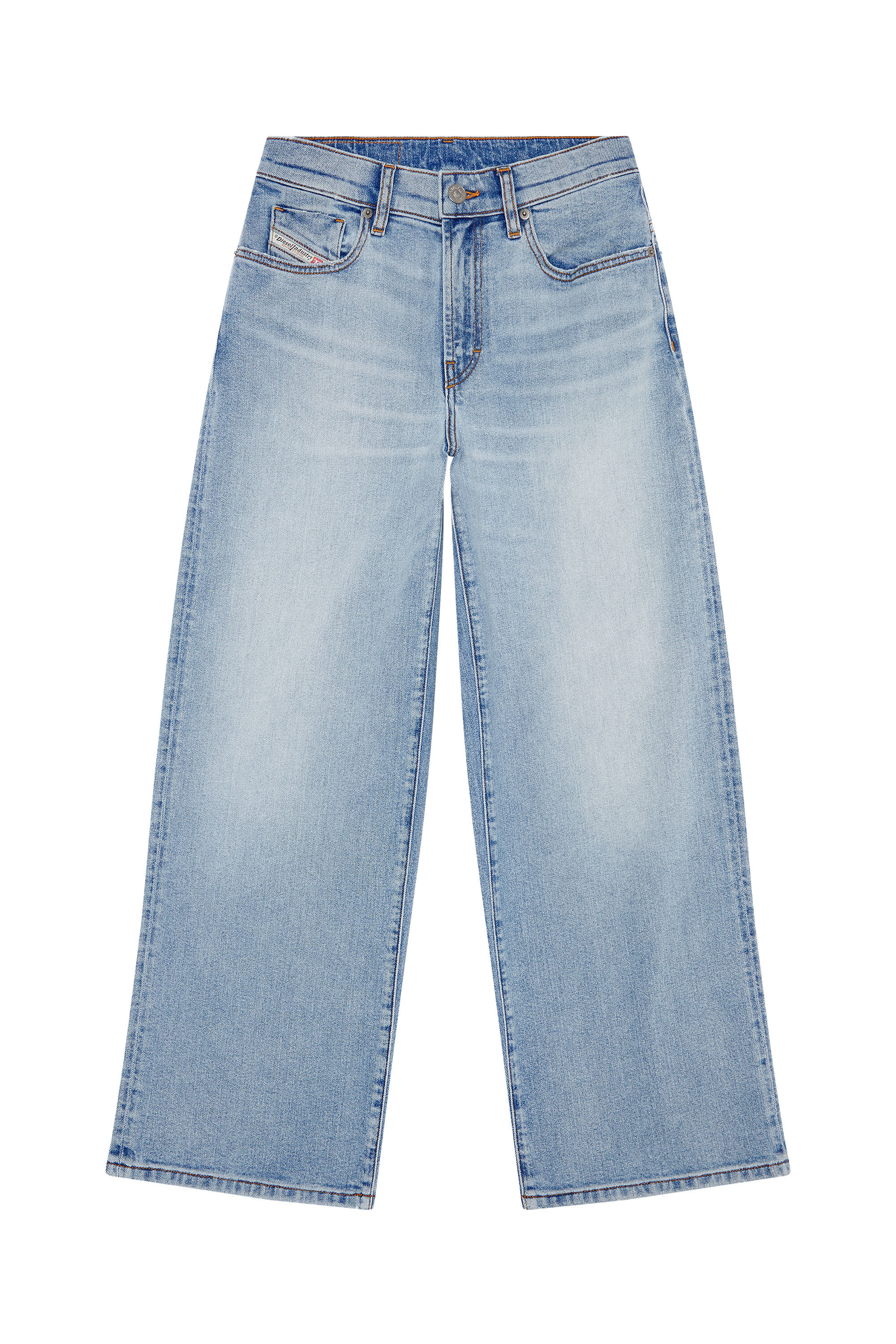 Diesel - Bootcut and Flare Jeans 2000 Widee 0AJAT Femme, Bleu Clair - Image 2
