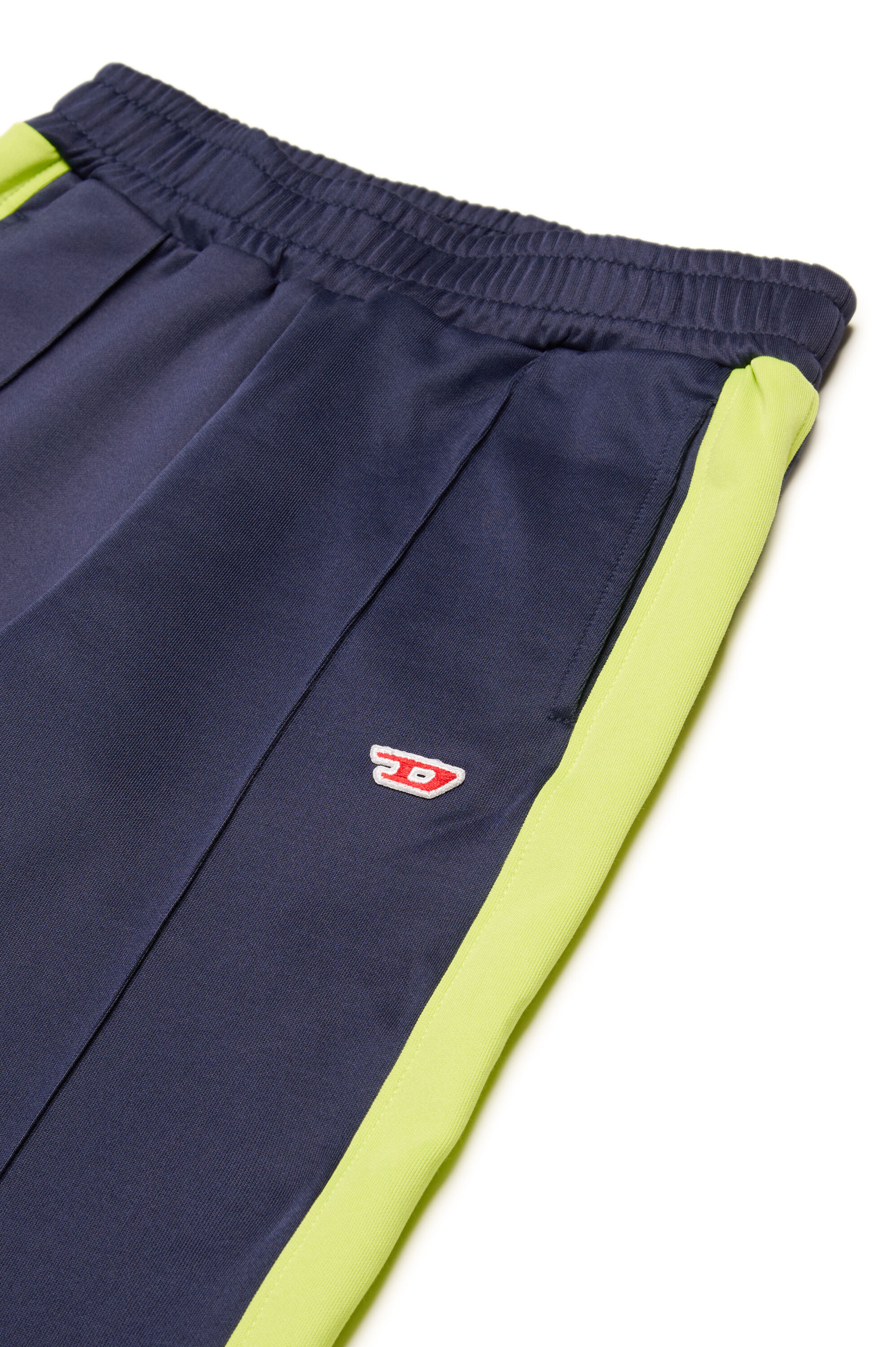 Diesel - PZALOG, Pantalon de survêtement avec couture frontale et bandes latérales Homme in Bleu - 3