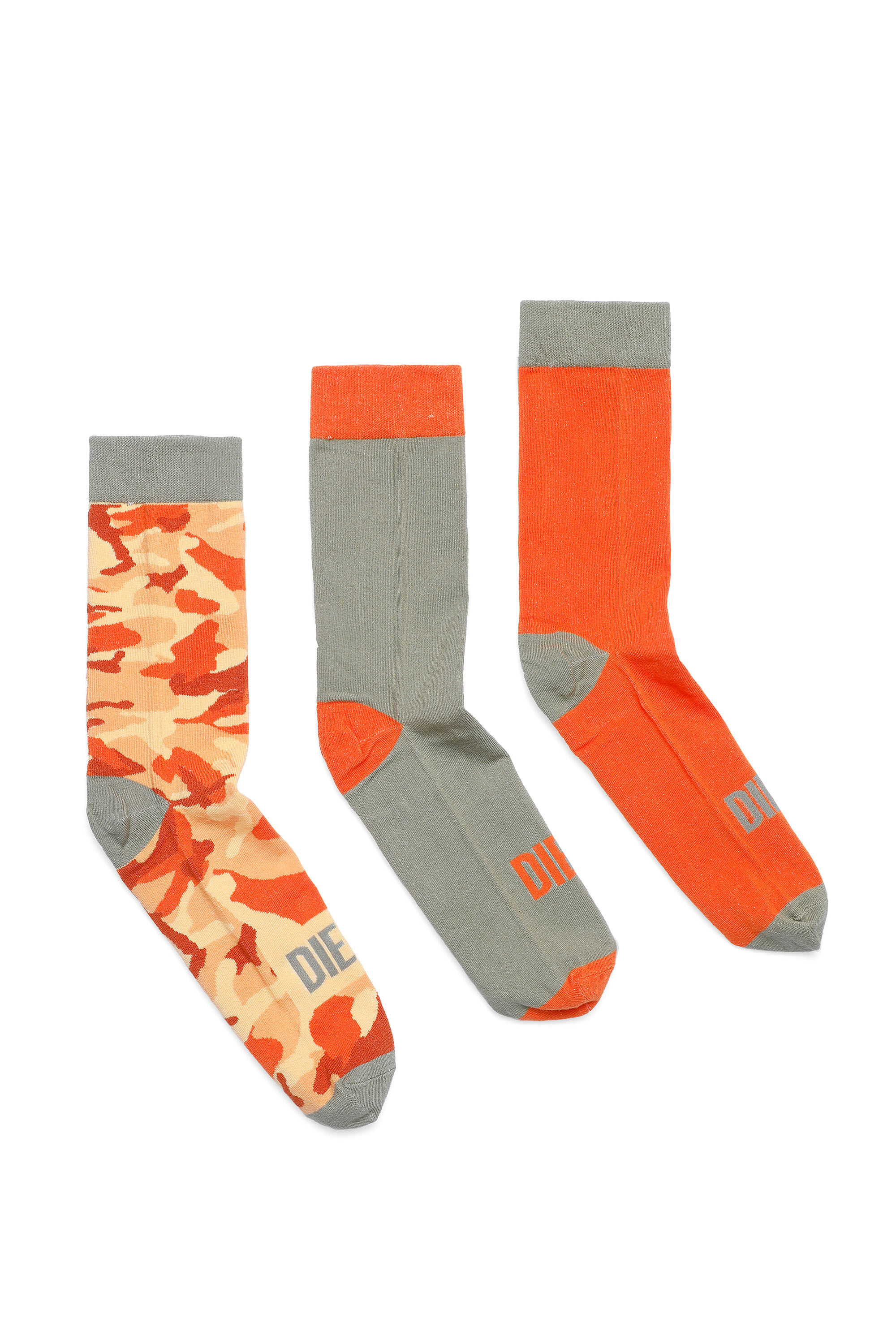 Diesel - SKM-RAY-THREEPACK, Grey/Orange - Image 1