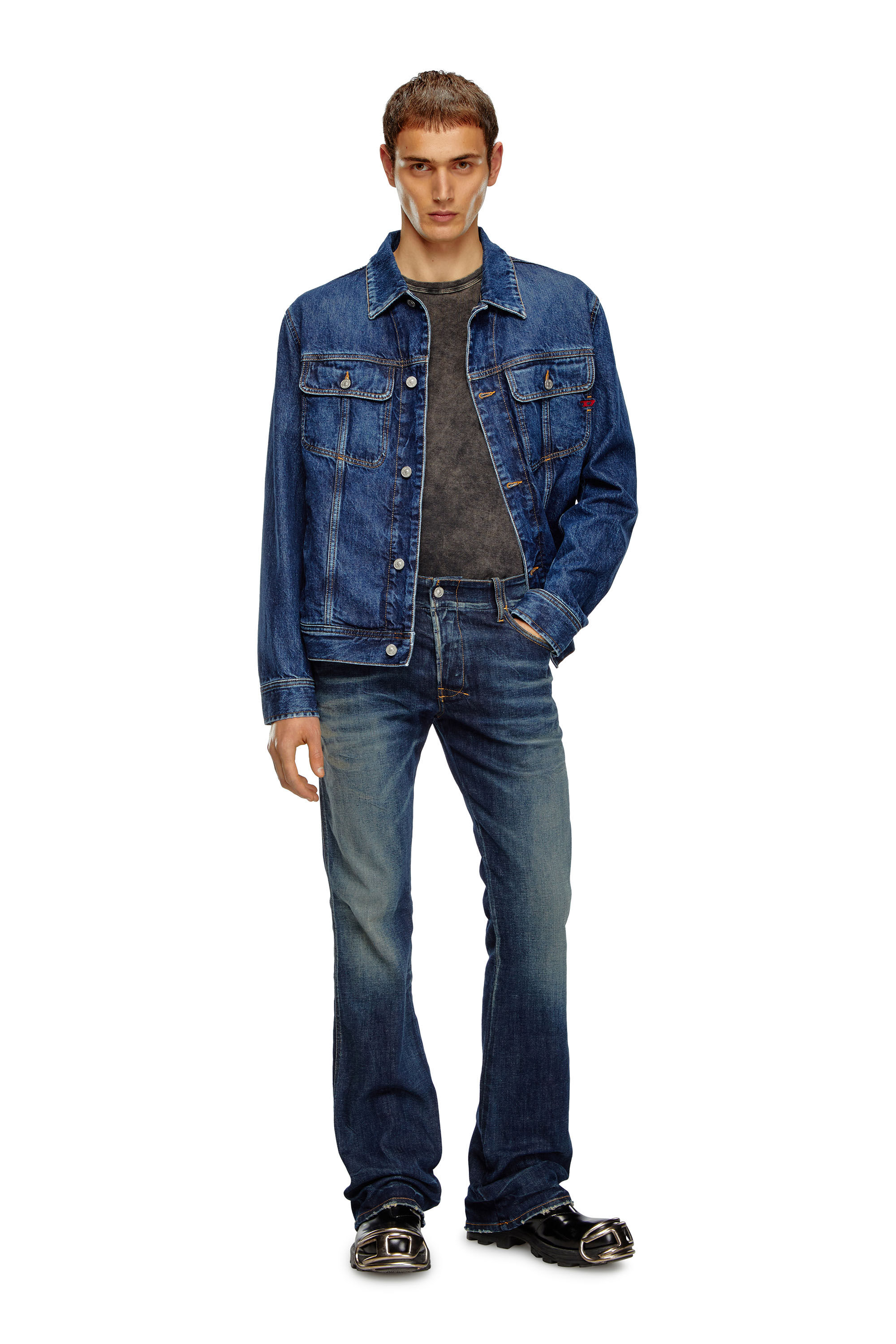 Jeans Bootcut Homme Bleu Fonce Diesel D Backler