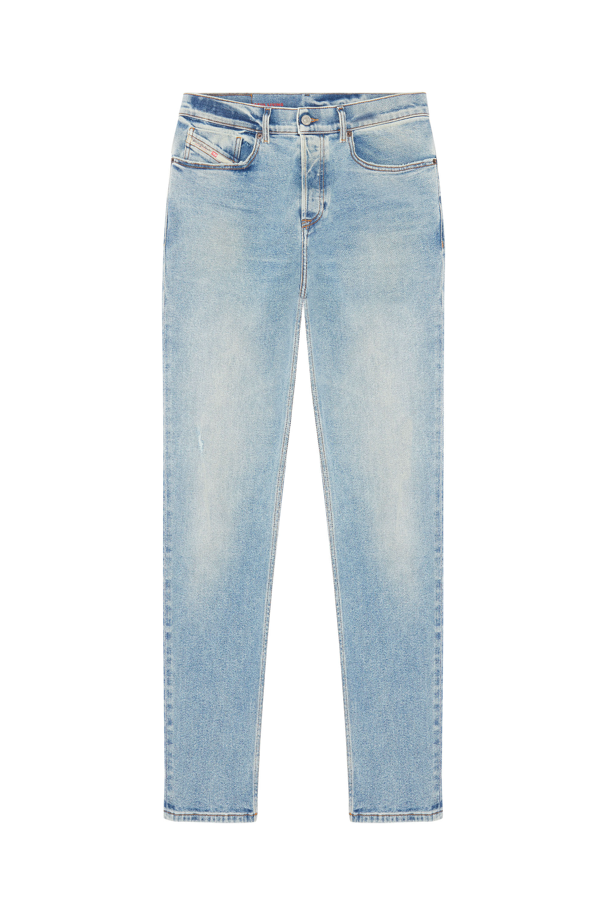 Diesel - 2005 D-Fining 09E86 Tapered Jeans, Bleu Clair - Image 2