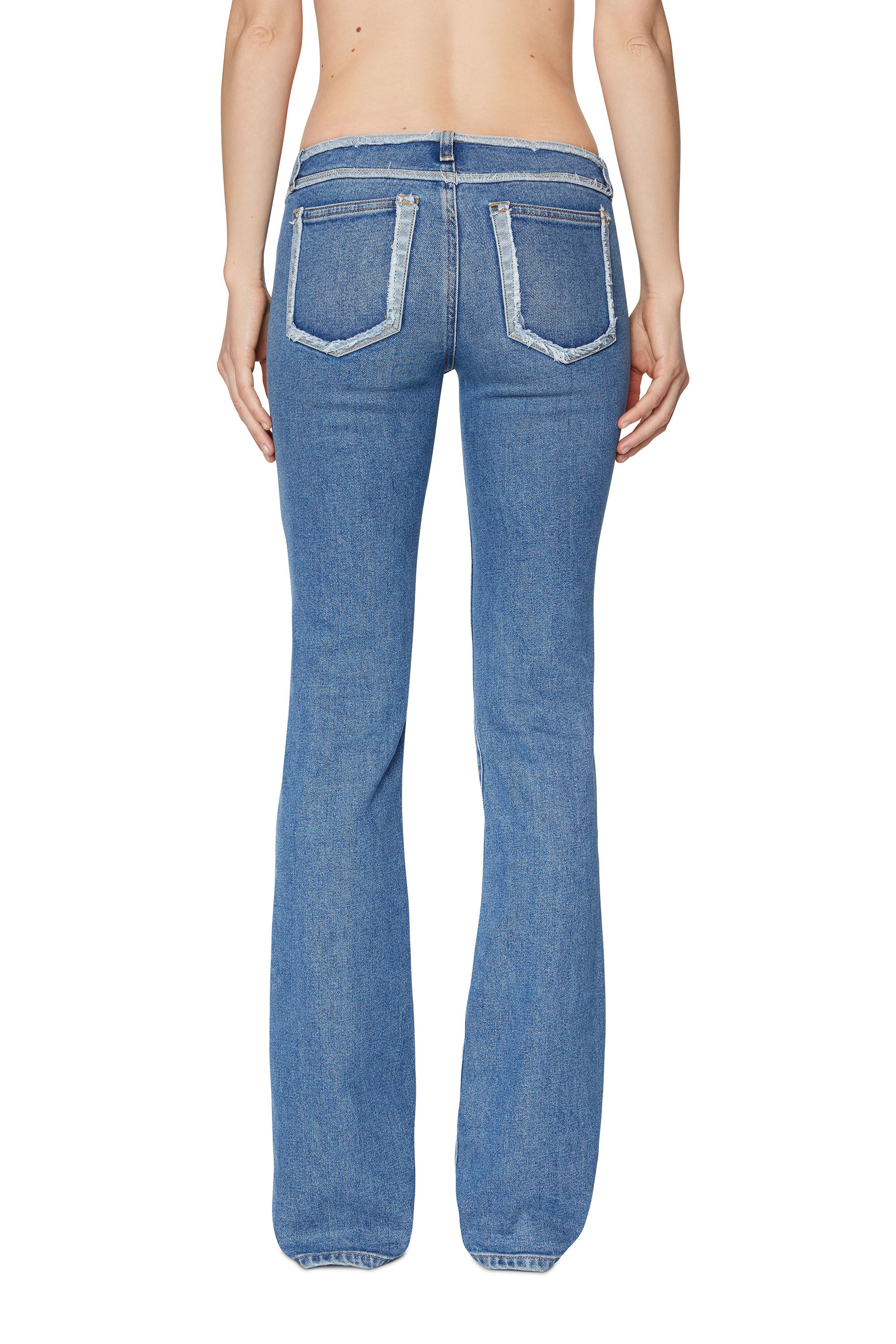 Diesel - 1969 D-EBBEY 09E19 Bootcut and Flare Jeans, Medium Blue - Image 5