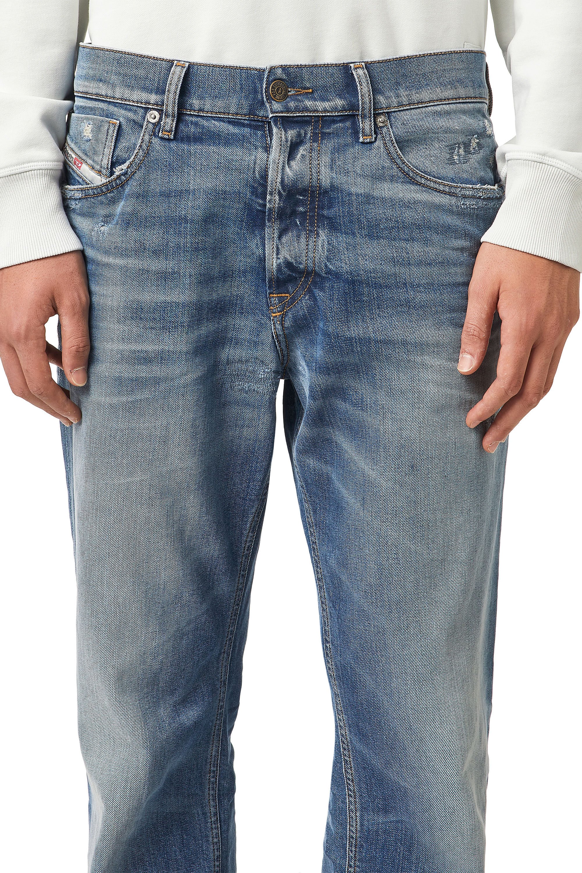 Diesel - 2005 D-FINING 09A97 Tapered Jeans, Light Blue - Image 5