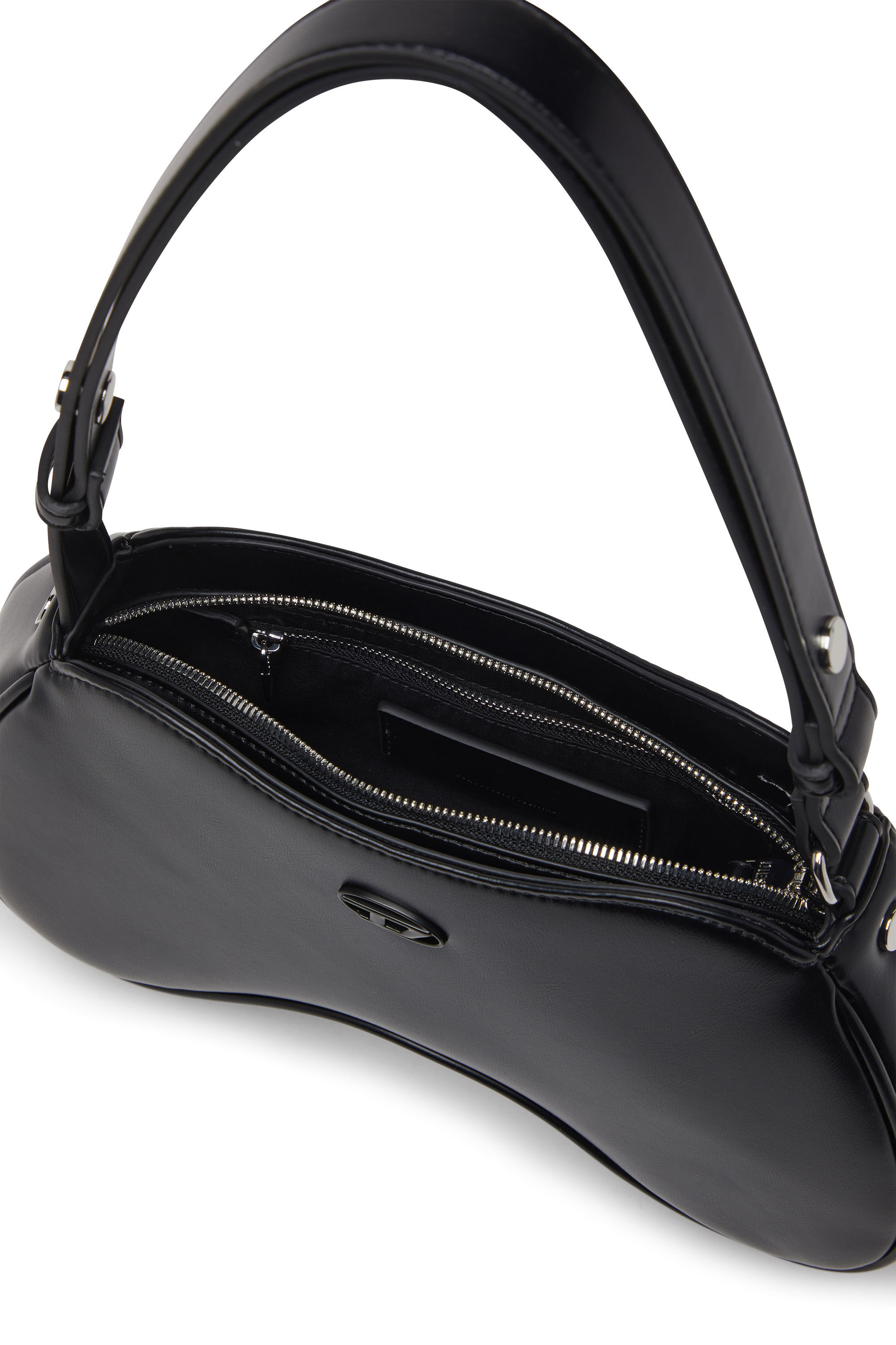 Diesel - PLAY SHOULDER, Play-Sac à bandoulière en PU Femme in Noir - 2