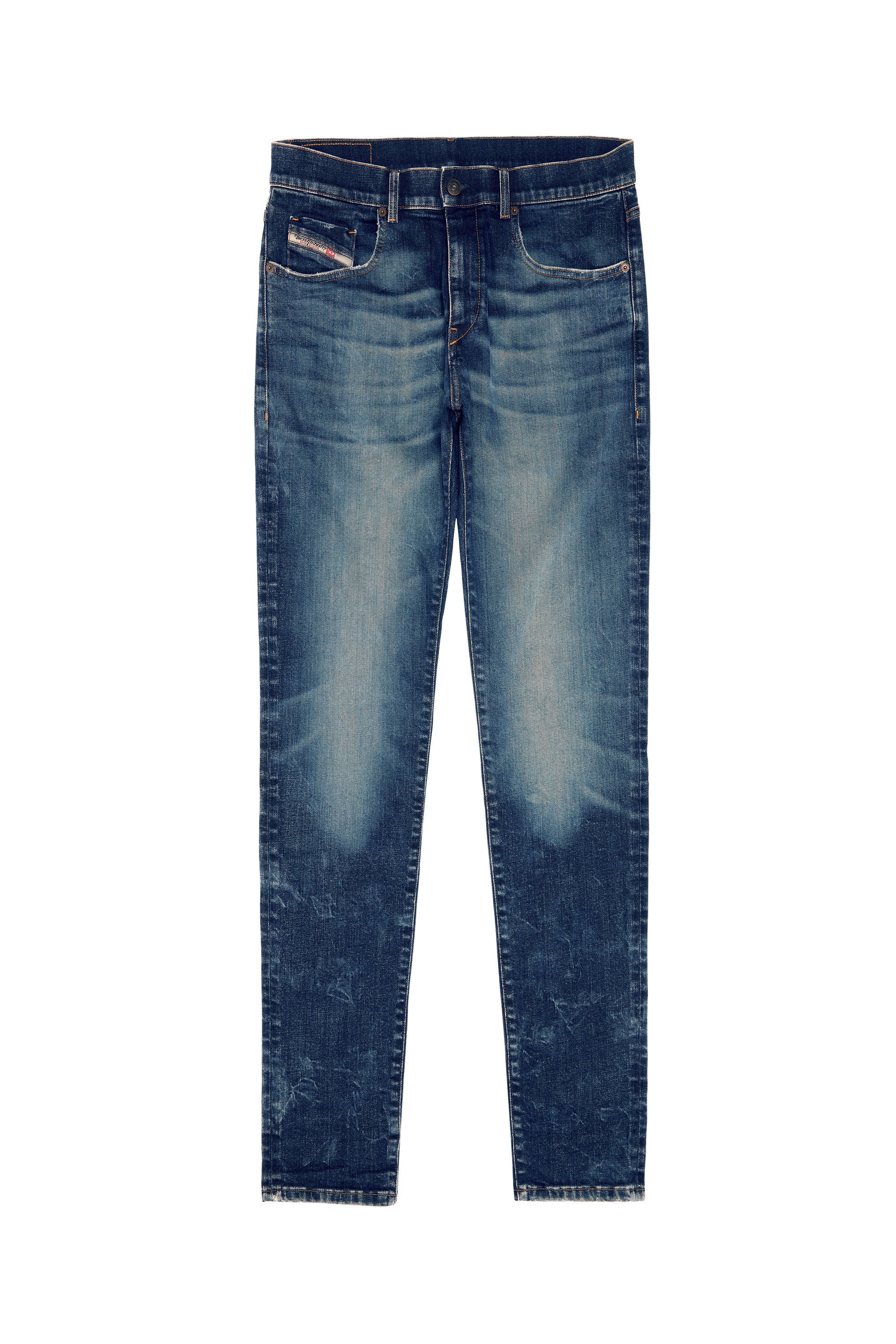 Diesel - 2019 D-STRUKT 09C73 Slim Jeans, Dark Blue - Image 2