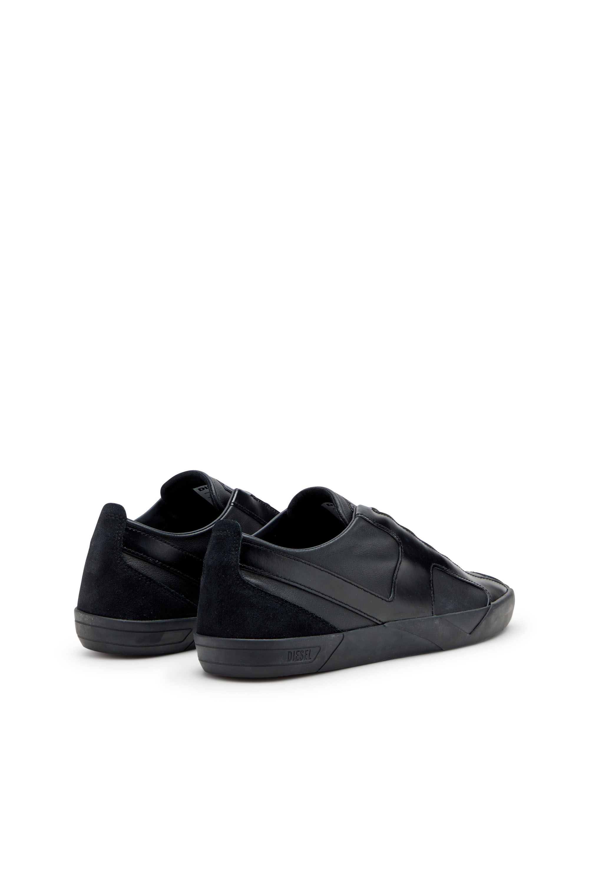 Diesel - S-SLANTE-D LOW, Male's S-Slante-D-Sneakers in suede and leather with D logo in null - 3