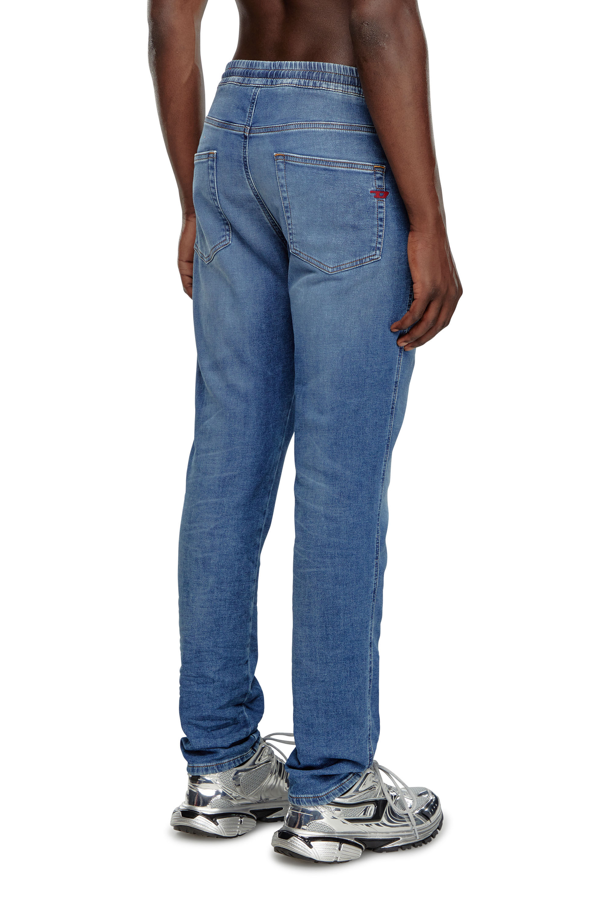Diesel - Male's Slim 2060 D-Strukt Joggjeans® 068HY, Medium Blue - 4